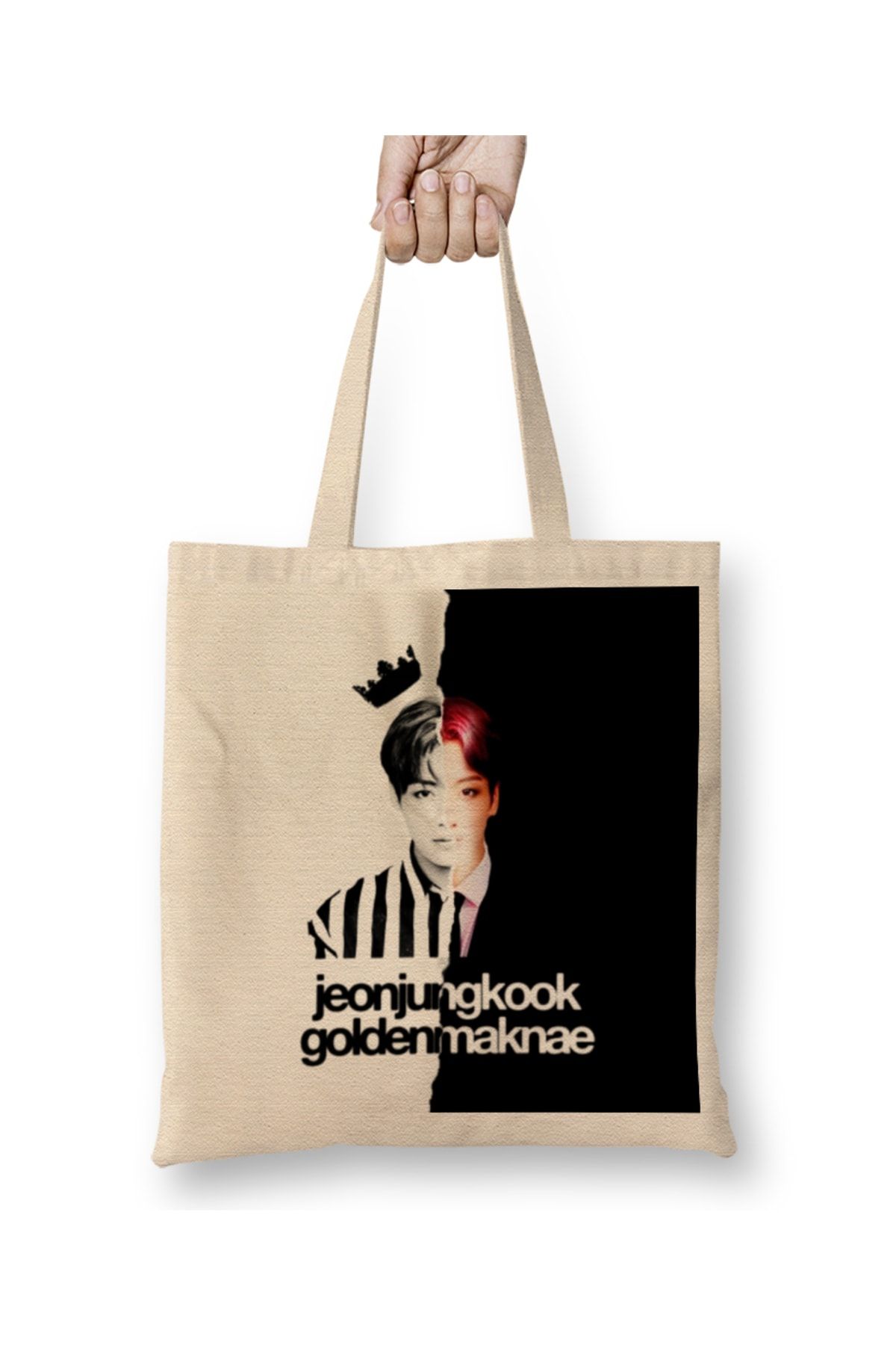 Bask D kkan Bts Jungkook Bts Love Yourself Answer Cloth Bag Long Handle