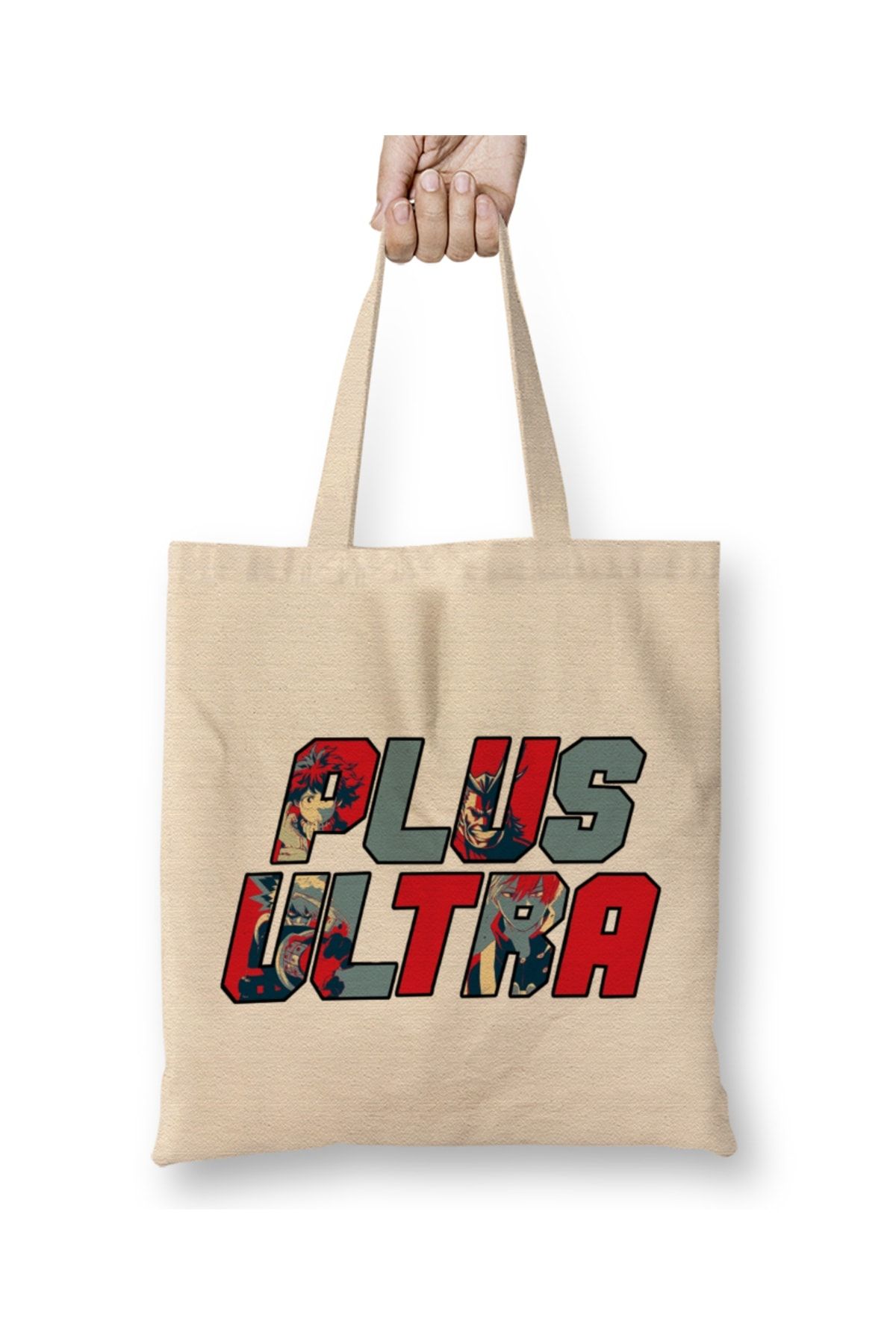 Baskı Dükkanı Geantă Din Pânză Plus Ultra Propaganda Cu Mâner Lung Unisex - One Size