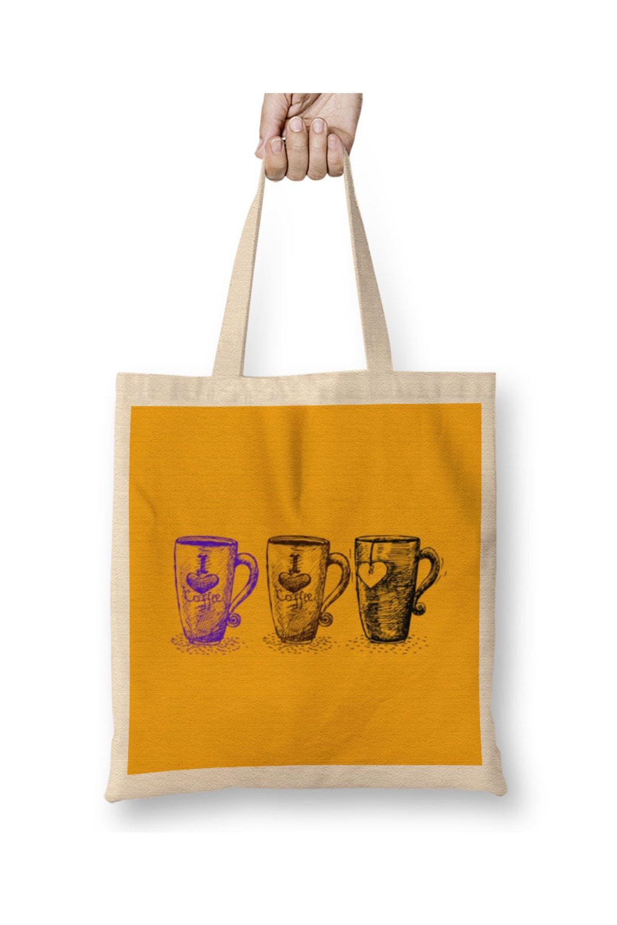Baskı Dükkanı Citat De Cadou Pentru Iubitor De Artă Pentru Băuturi Amuzante De Cafea - Geantă Vintage Retro Din Pânză Cu Mâner Lung Unisex - Mărime
