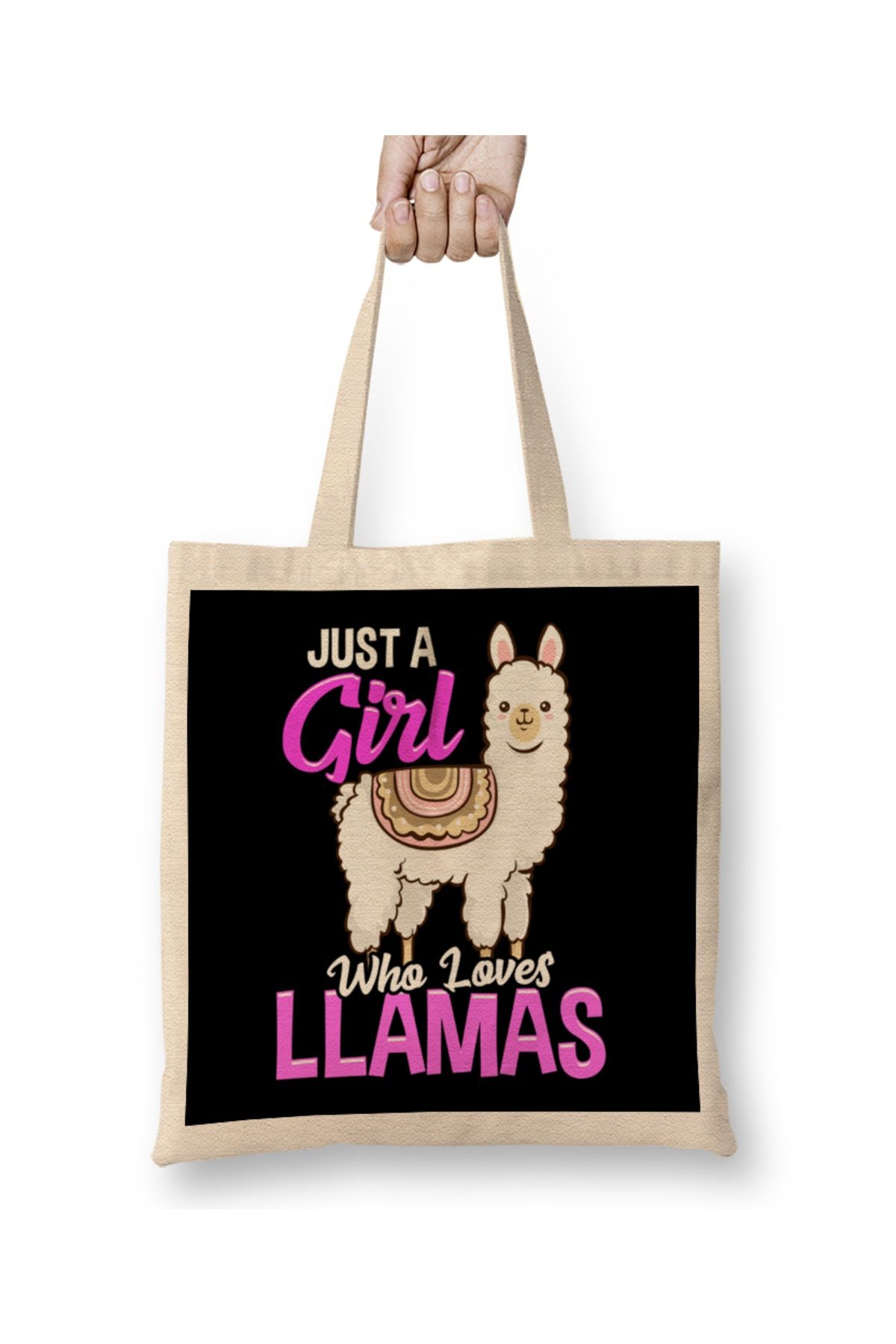 Llama tote deals bag