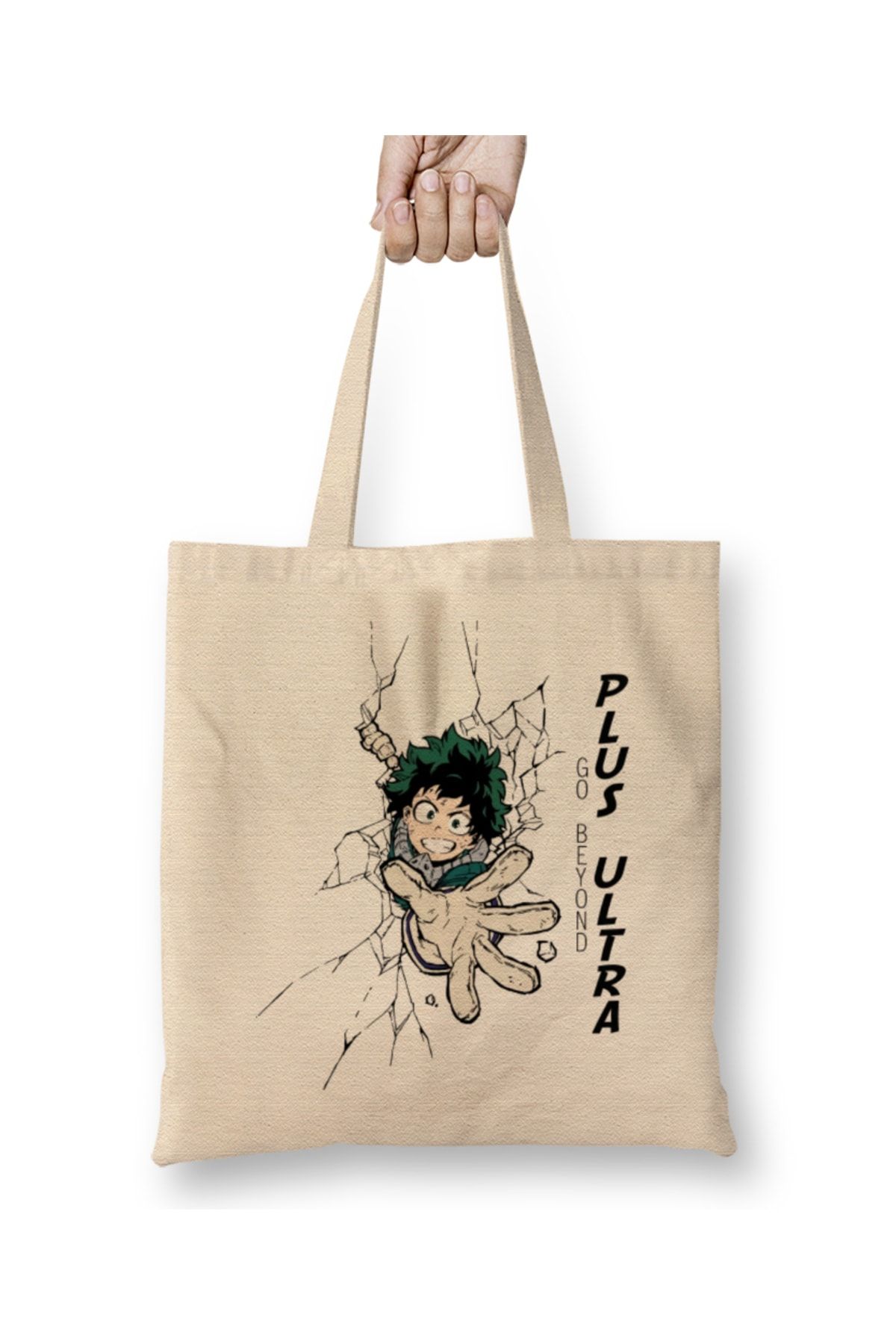 Baskı Dükkanı Geantă Deku Go Beyond Plus Ultra Cu Mâner Lung Unisex - One Size