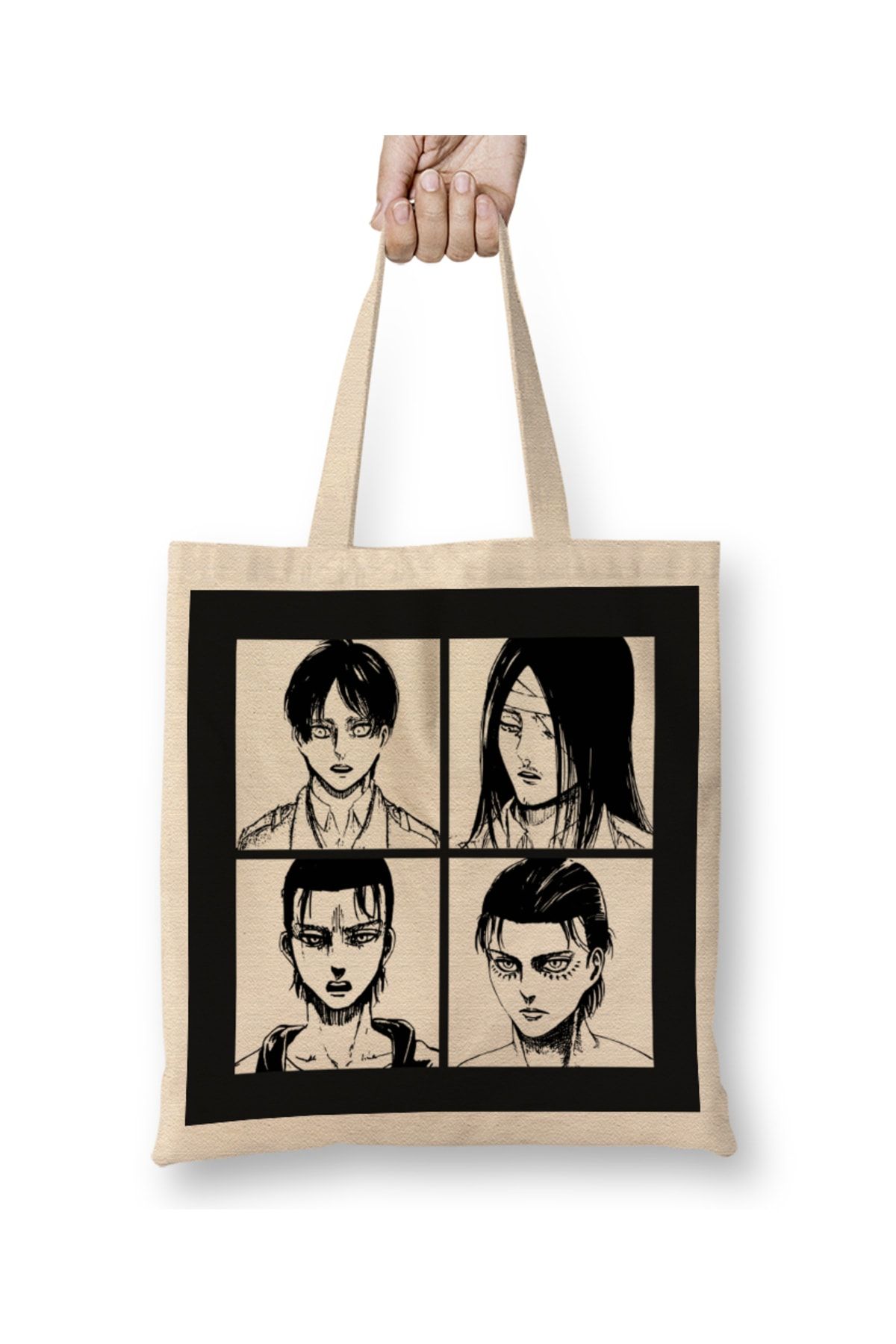 Bask D kkan Attack On Titan Eren Jaeger Revolution Tote Bag Long