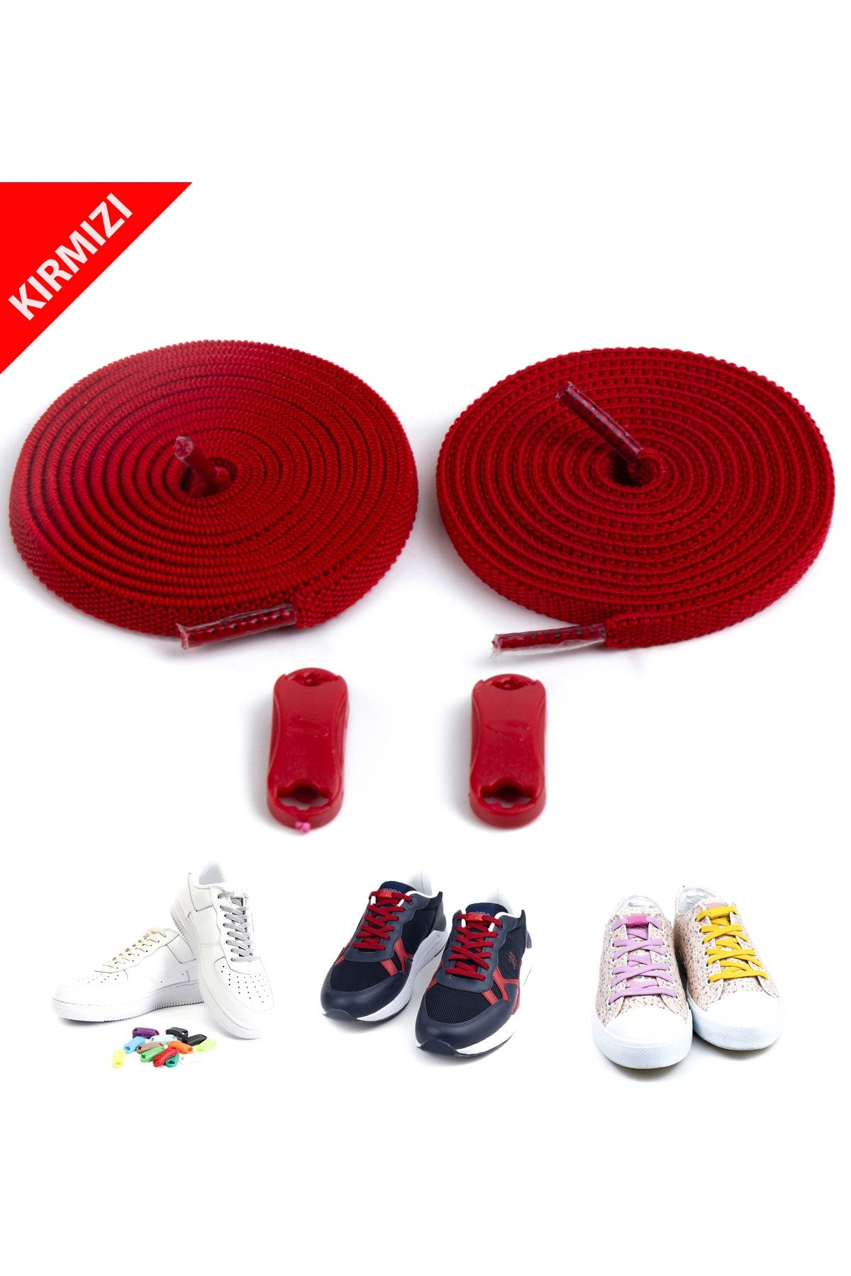 Thick red shoelaces store