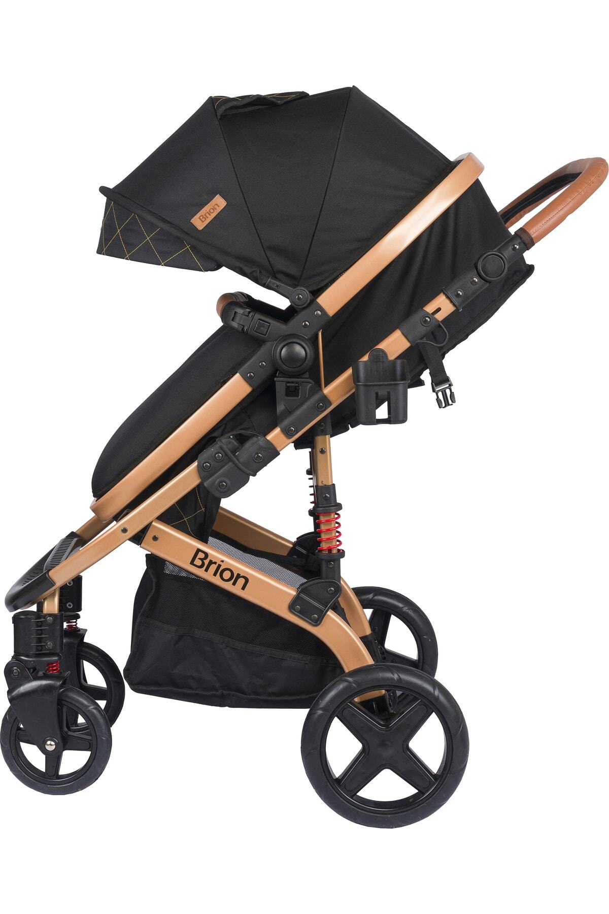 Genel Markalar -brion Mila 4 In 1 Çift Yönlü Travel Sistem Bebek Arabası Gold Siyah fotoğrafı 6 (önizleme)