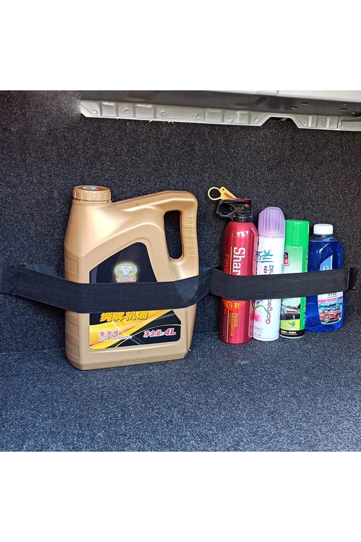 Selfal 60 Cm Pratik Bagaj Düzenleyici Organizer: Araç, Araba Ve Oto Bagaj Düzenleyici Organizer Sabitleyici