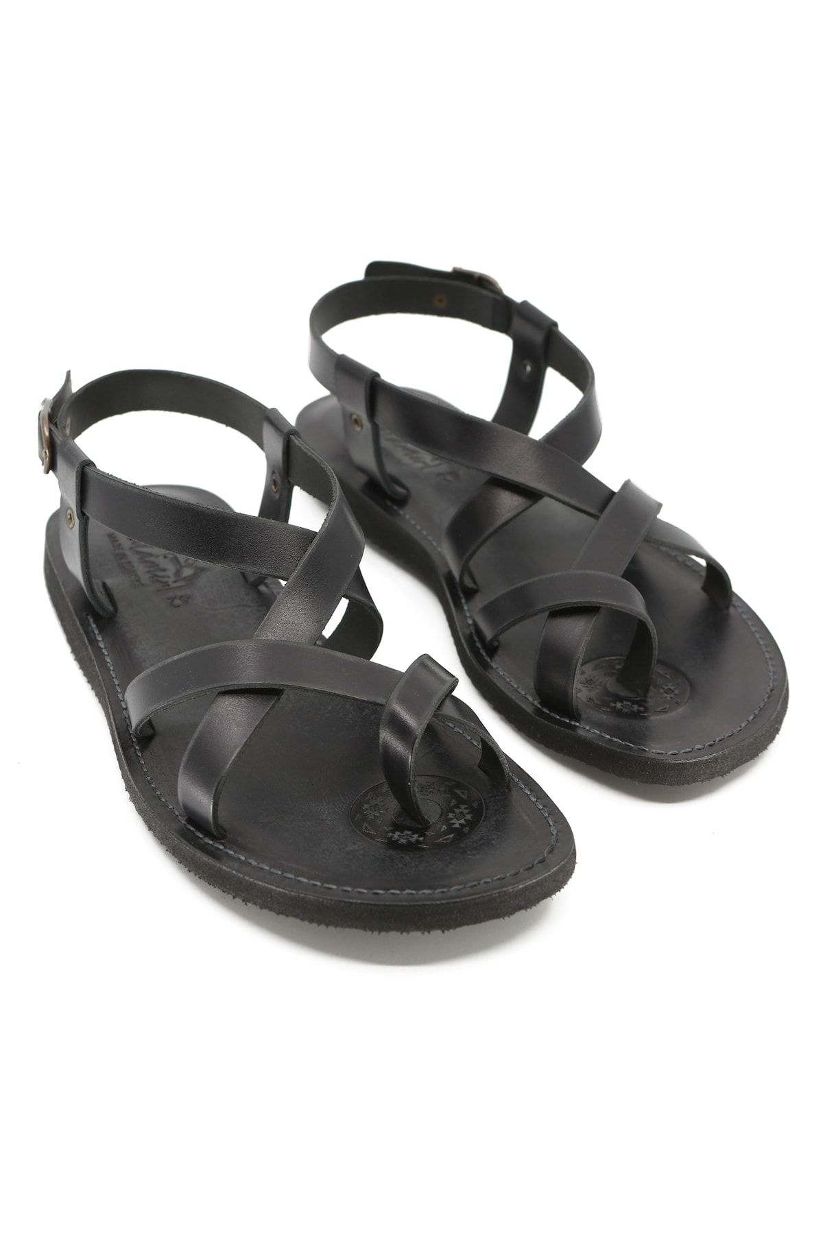 Falamir-Handmade Men's Sandals 1951 Black 3