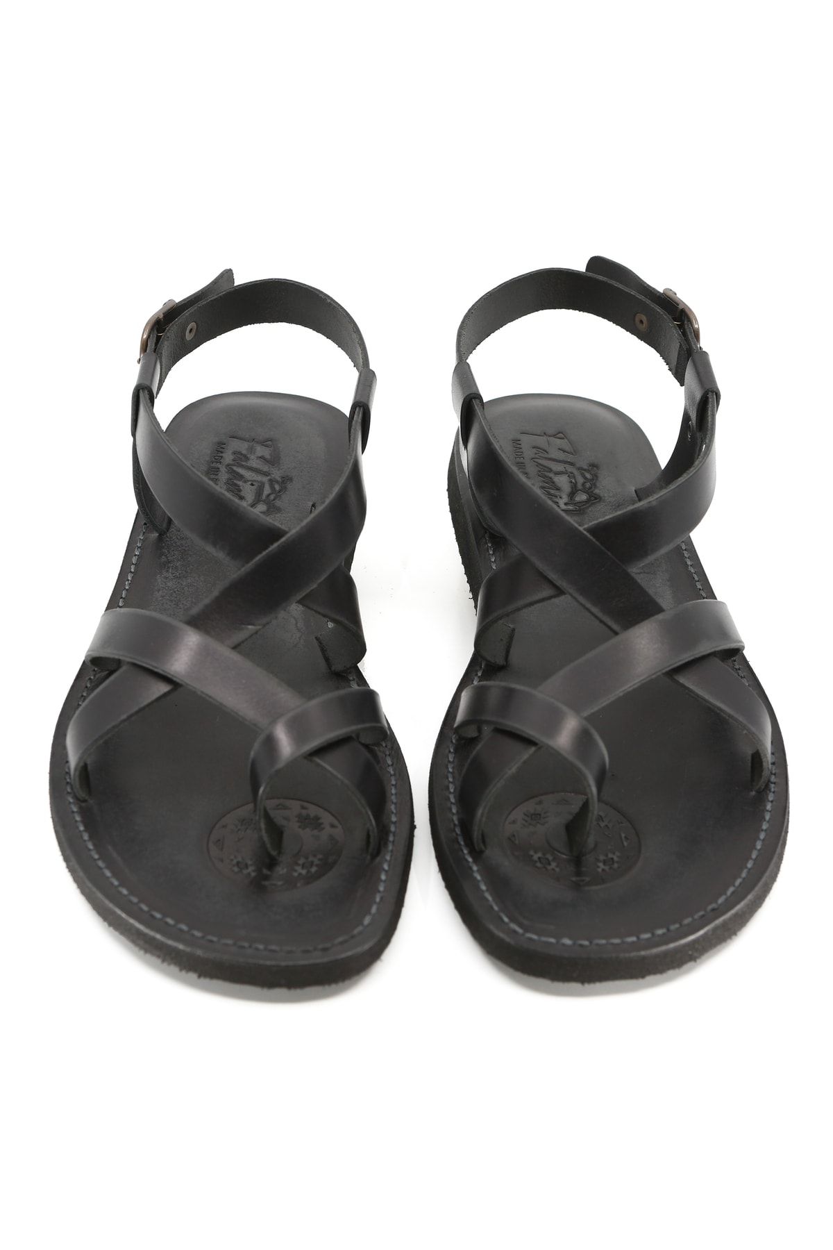 Falamir-Handmade Men's Sandals 1951 Black 5