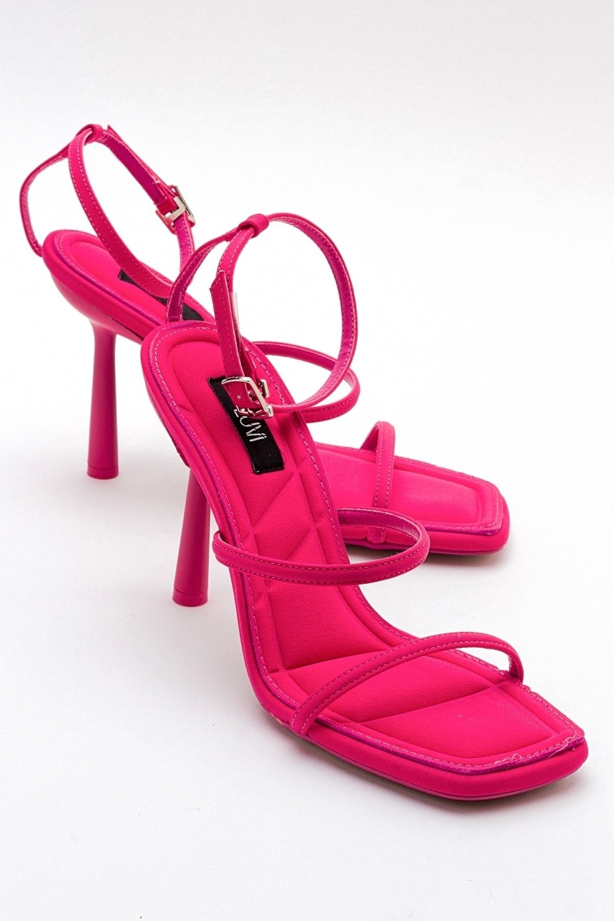luvishoes PLEP Fuchsia Women s Heeled Shoes Trendyol