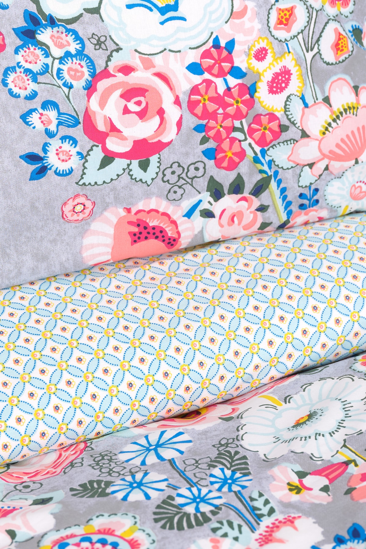 Karaca Home Dulce Mavi %100 Pamuk Tek Kişilik Nevresim Takımı fotoğrafı 5 (önizleme)