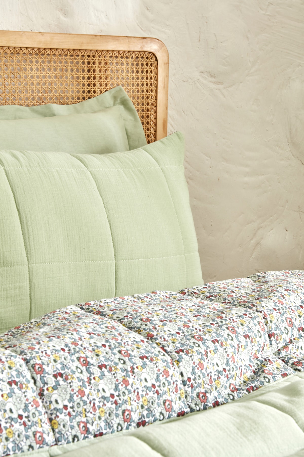 ست خواب دو نفره  سبز Karaca Home | 200.22.04.0031 اورجینال - تصویر 6