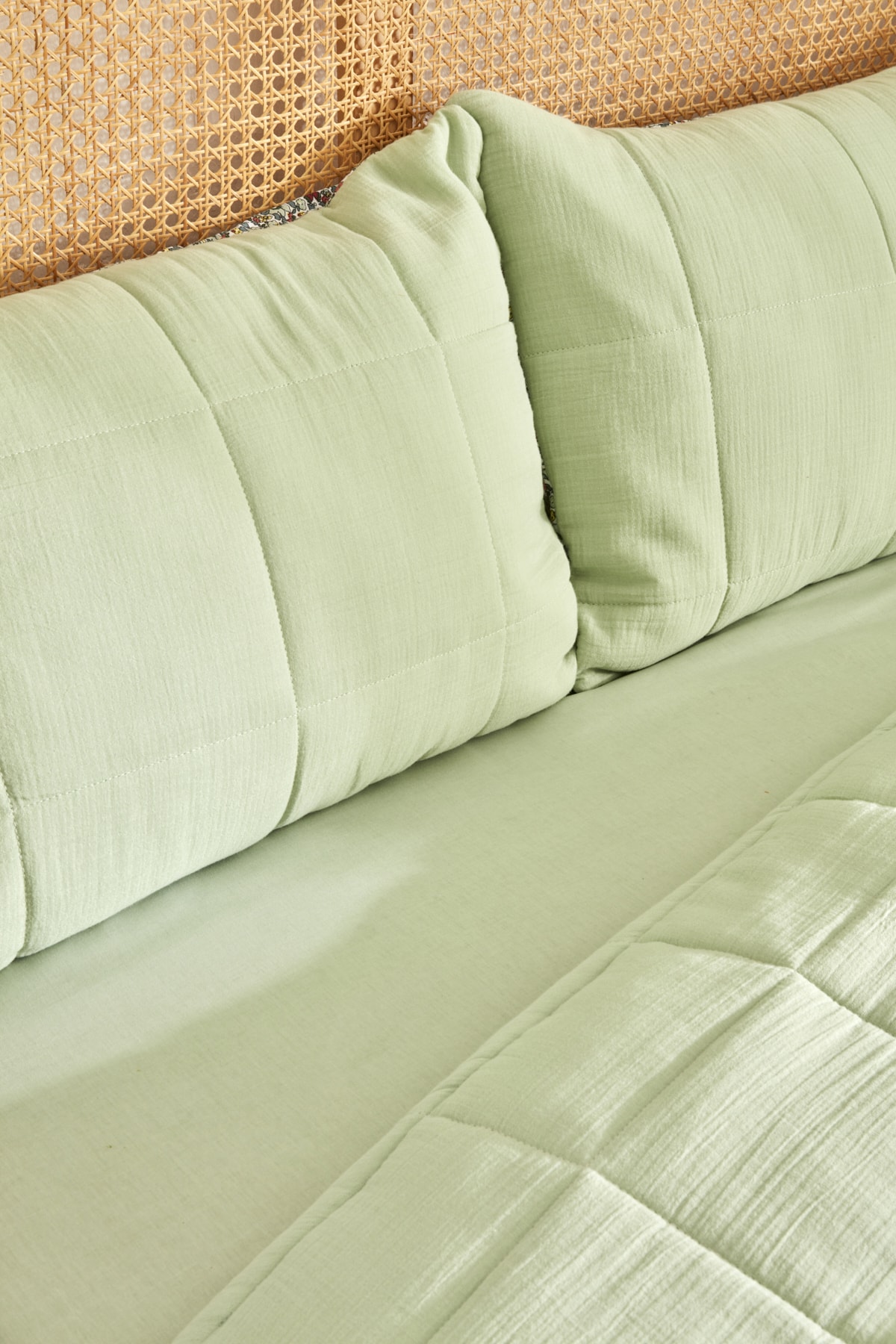 ست خواب دو نفره  سبز Karaca Home | 200.22.04.0031 اورجینال - تصویر 8