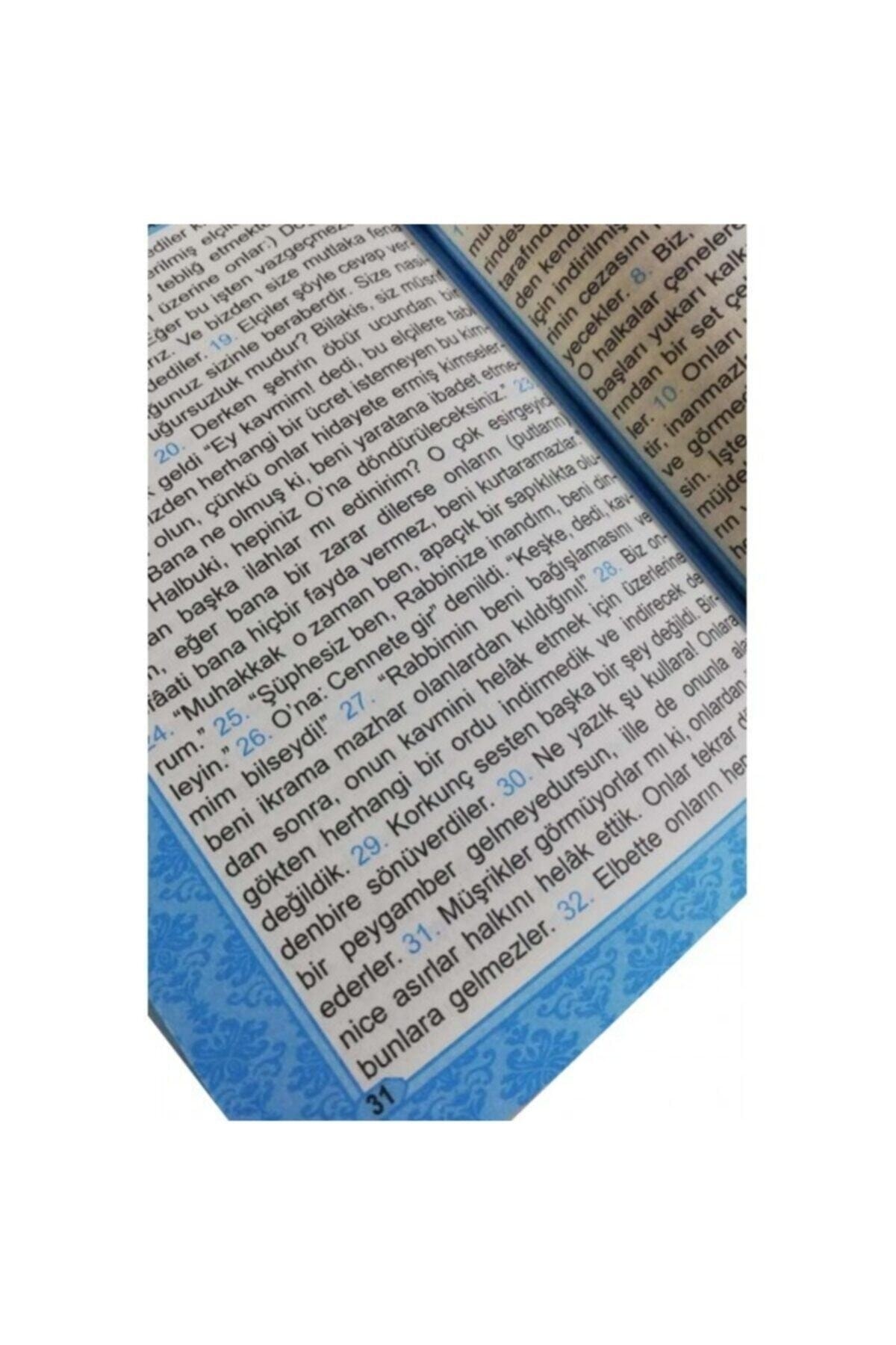 Haktan Yayın Dağıtım Tül Keseli Yasin Cüzü Kitabı 10'lu Karışık Renk Sesli Dinleme Özellikli Doğum Mevlüt fotoğrafı 7 (önizleme)