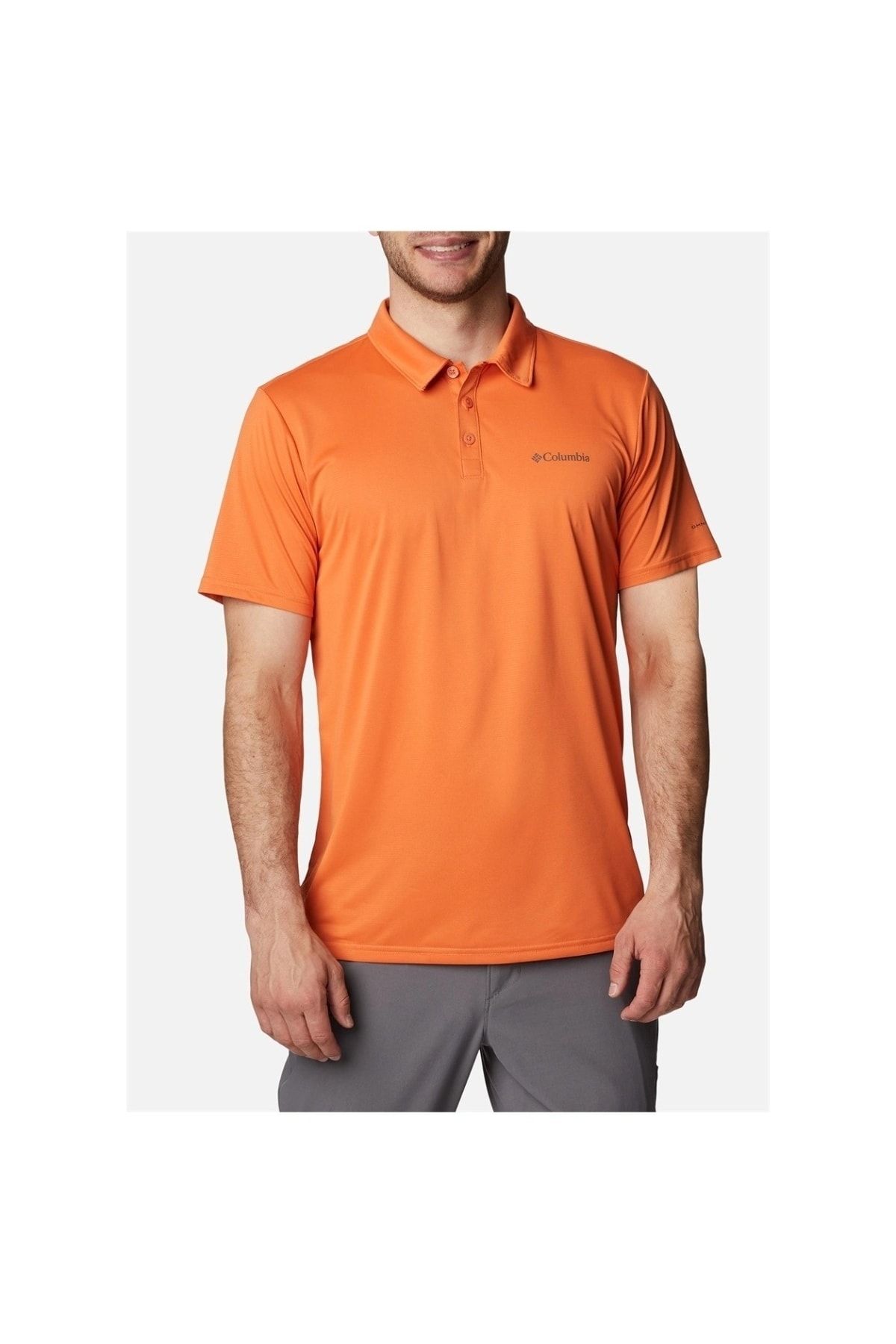 Columbia تی شرت پولو مردانه نارنجی