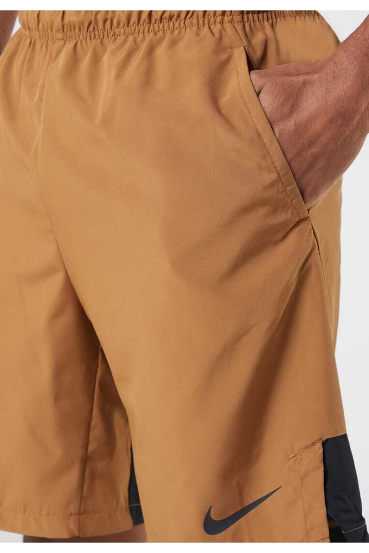 شورت و شلوارک مردانه قهوه ای نایکی | 32432432432 اورجینال - تصویر 4