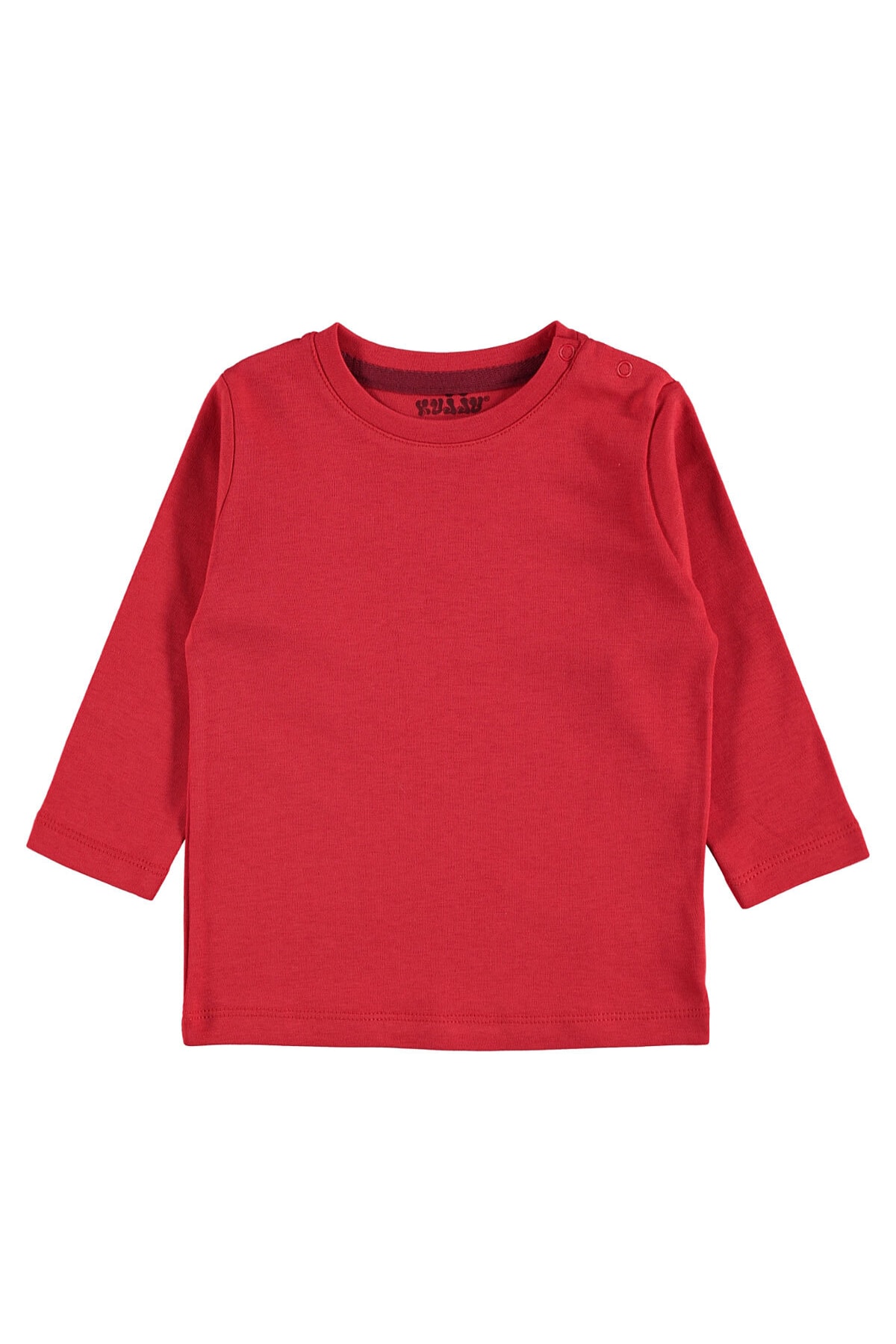 Baby Combed Cotton Sweatshirt 12-24 Months Red