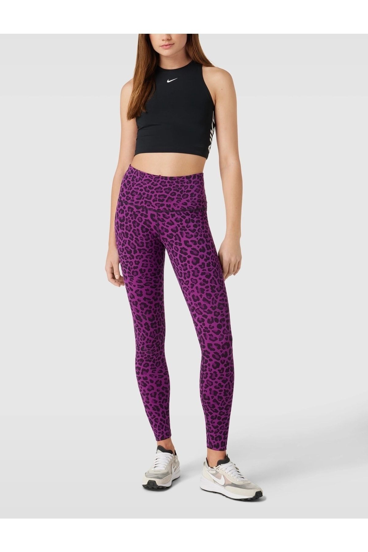 Nike One Luxe Women's Mid-Rise Printed Tights - Trendyol