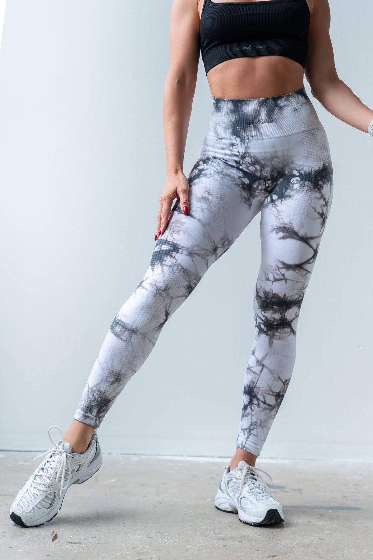 GYMXPRO Jambiere De Recuperare Detaliată Cu Push-up Tie-dye Femeie - XS