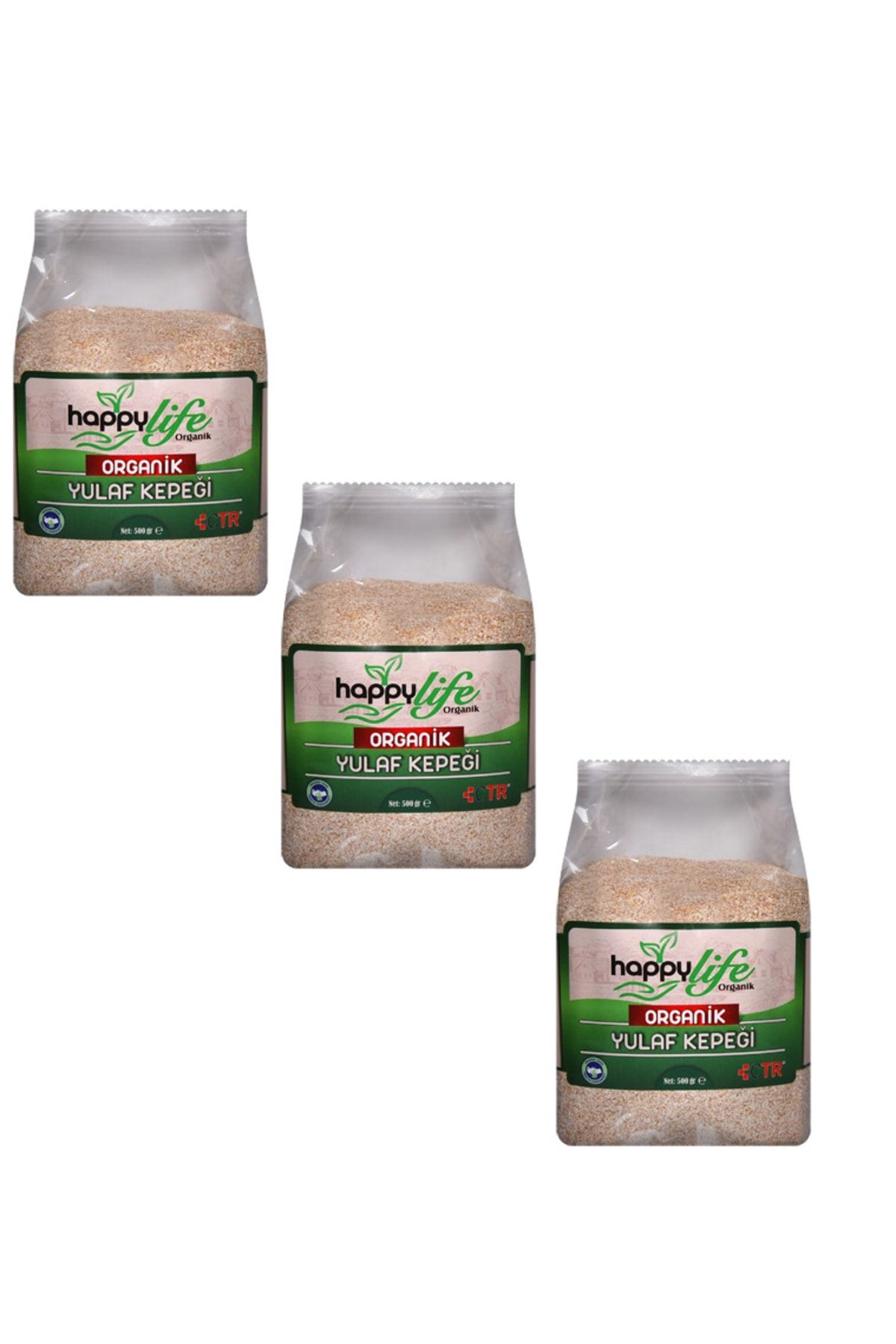Organik Yulaf Kepeği 500 gr X 3 Adet