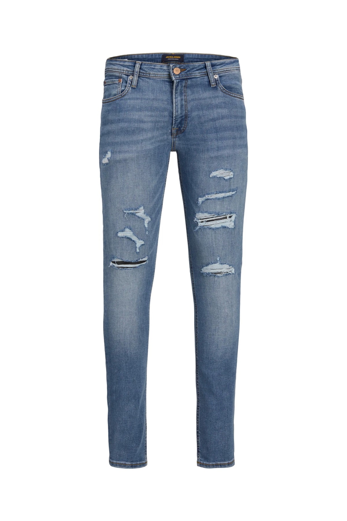 شلوار جین مردانه راسته فاق نرمال | جک اند جونز Jack & Jones 12168958 - تصویر 4