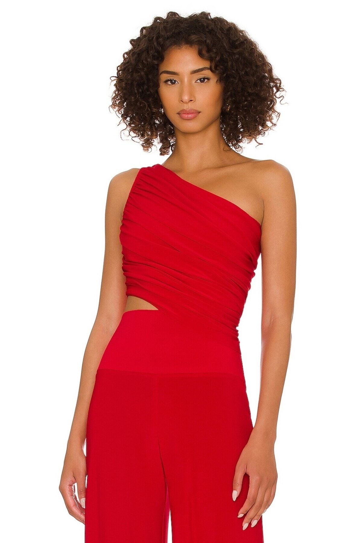 Tahari hot sale red jumpsuit