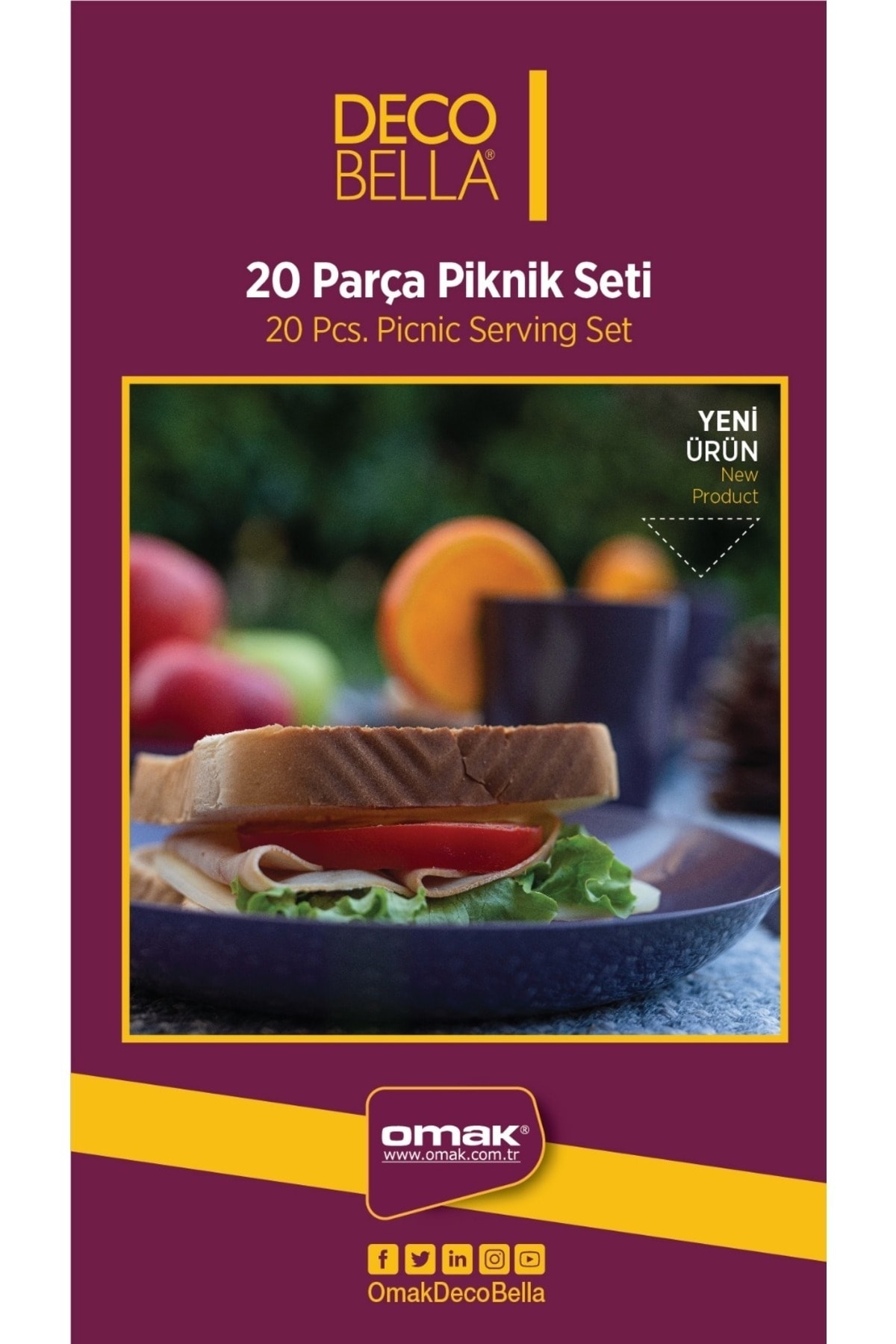 Ekonomik Lüks Piknik Seti 6