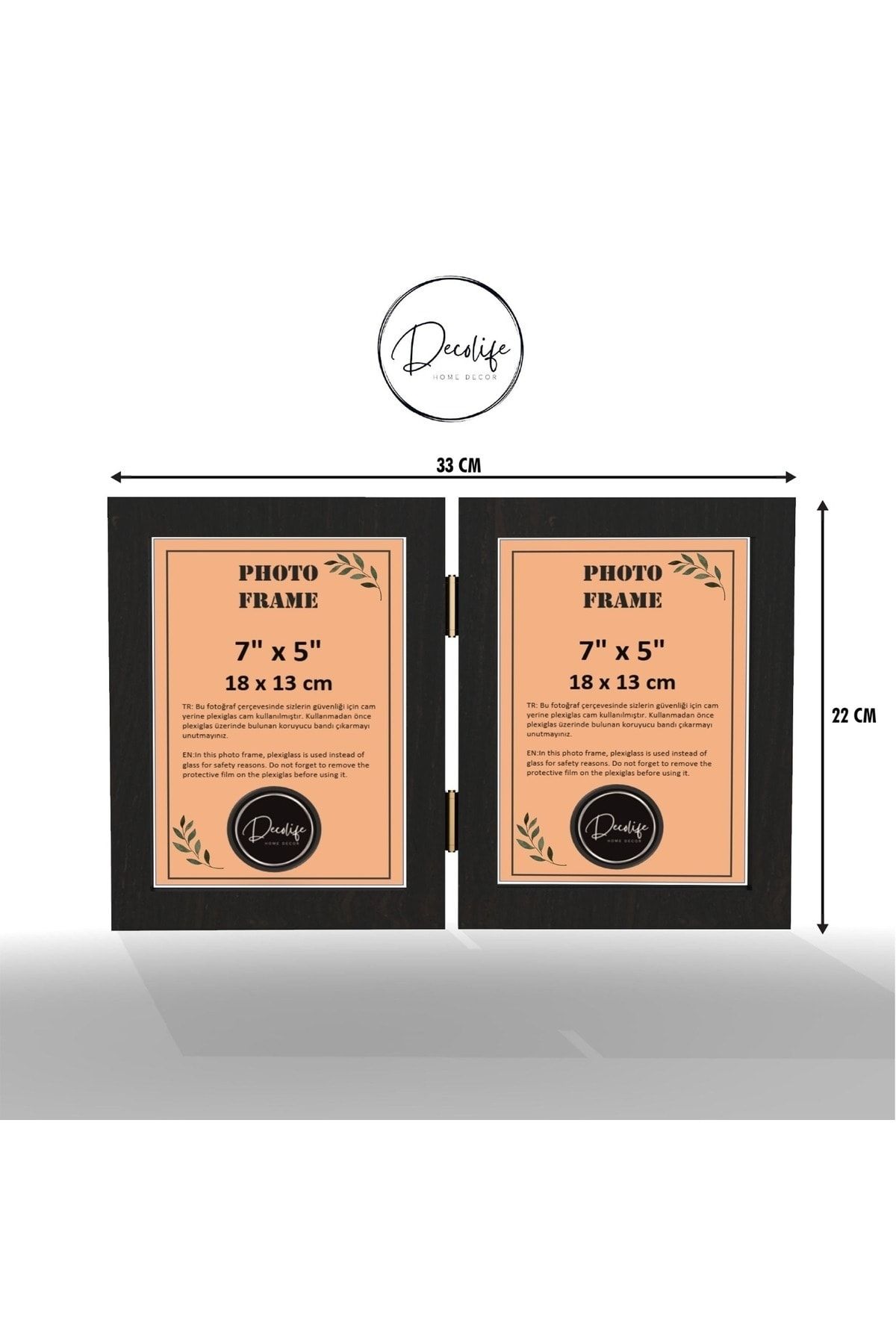 decolife-Decolife Hinged Frame, Photo Frame, Memory Frame, Picture Frame, Multiple Frame 13x18 4
