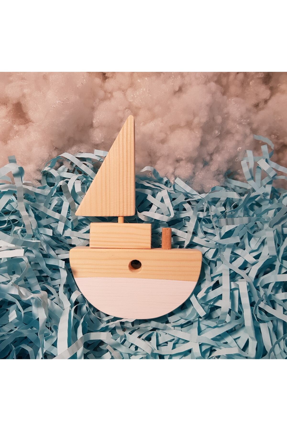 aswood El Yapımı Ahşap Oyuncak Baby Gemi Çocuklar için Hayal Gücünü Geliştiren Hediyelik Oyuncak fotoğrafı 2 (önizleme)