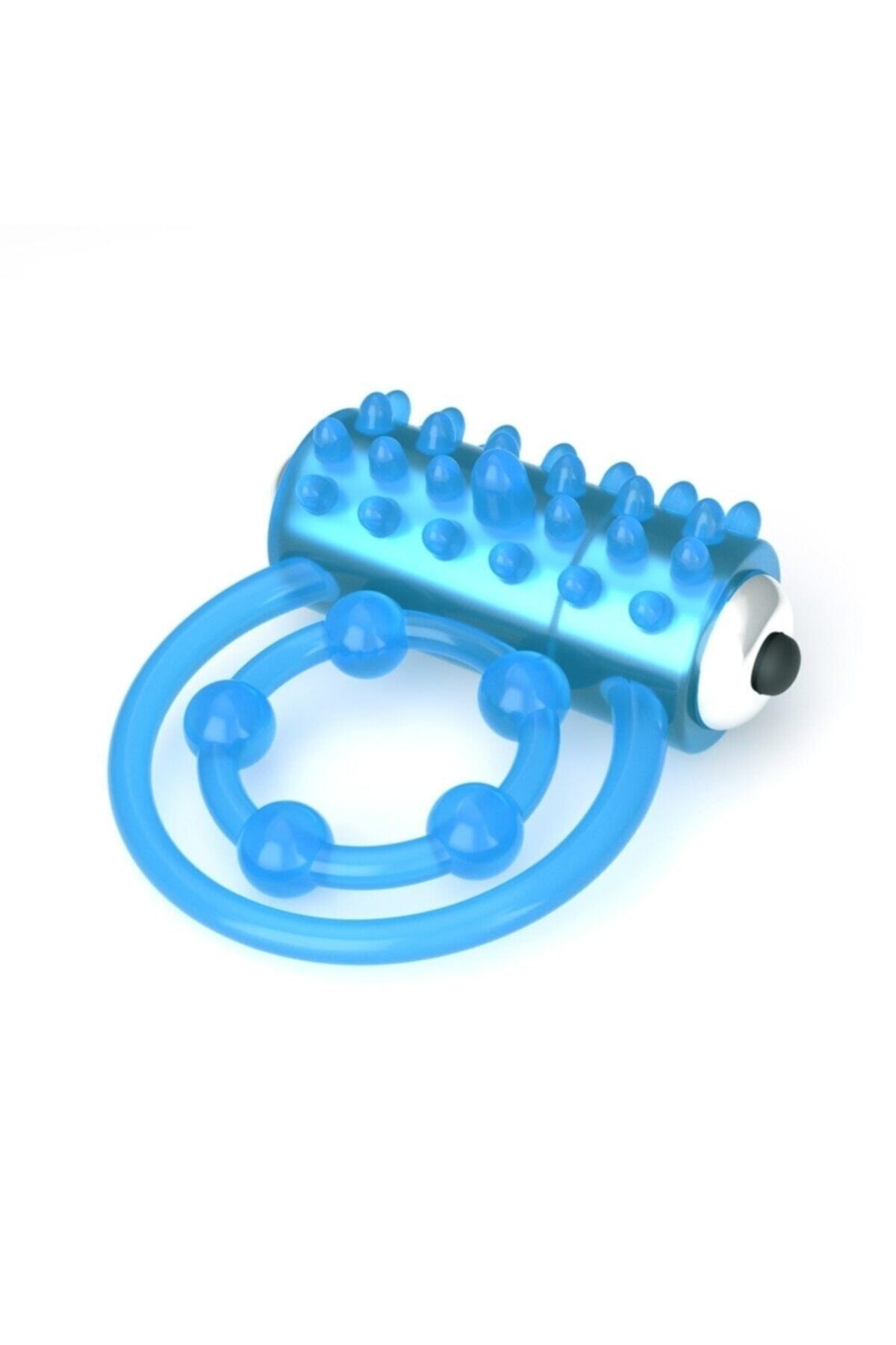 Güvenli Malzemeden Üretilmiş Saklaması Kolay Titreşimli Fosforlu Çift Halkalı Penis Halkası 2