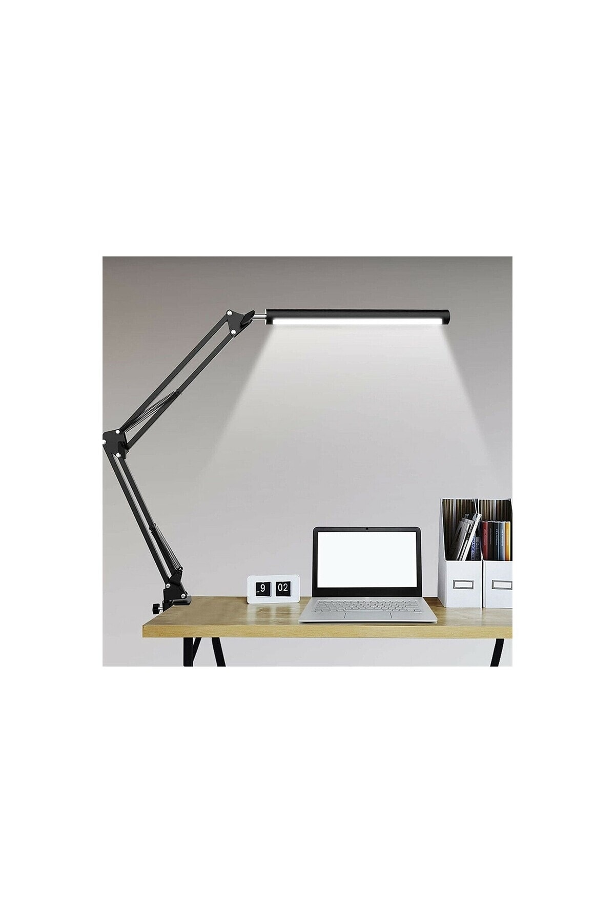 Enshall Masa Tutuculu Metal 3 Renk Modlu Katlanabilir Led Işık