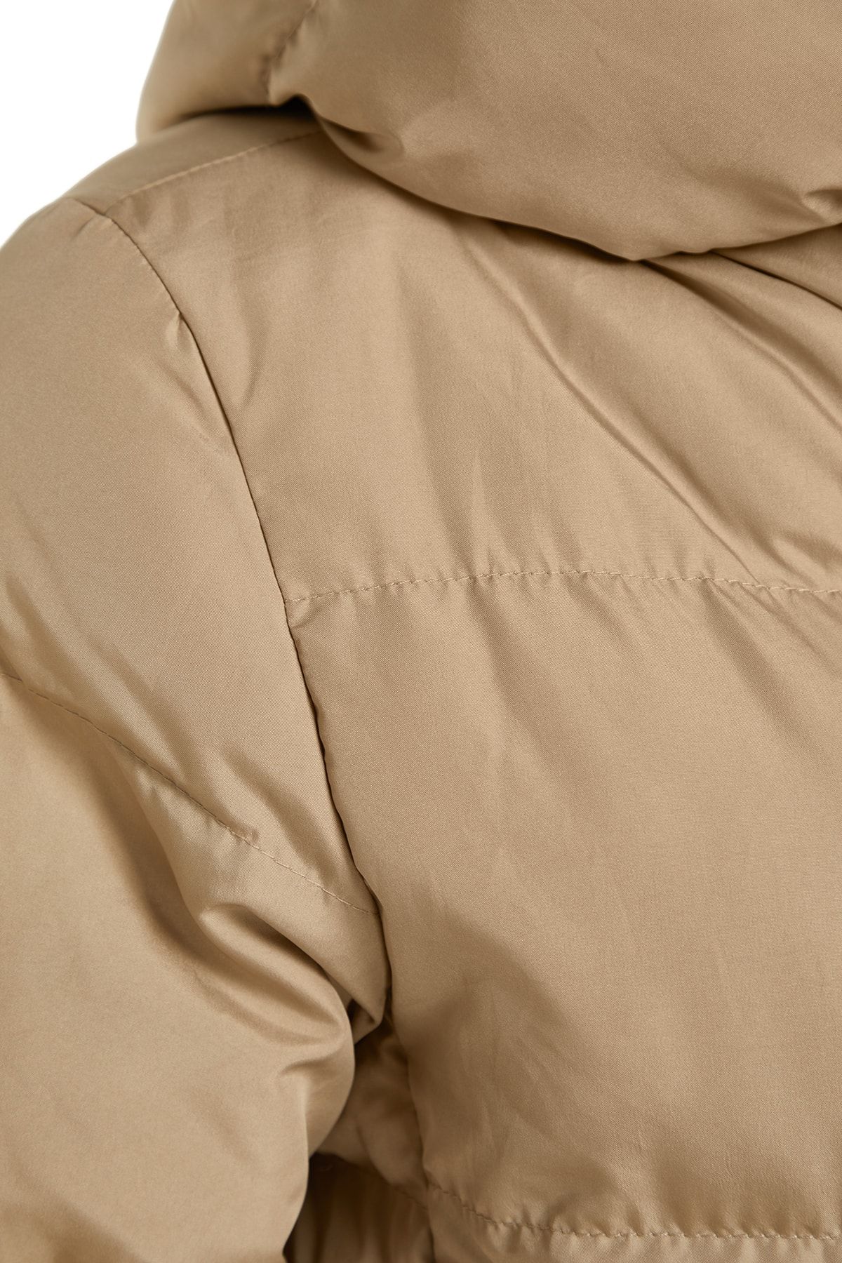 Trendyol Collection-Mink Regular Side Snap Closure Water Repellent Long Quilted down Coat Twoaw24Mo00044 7