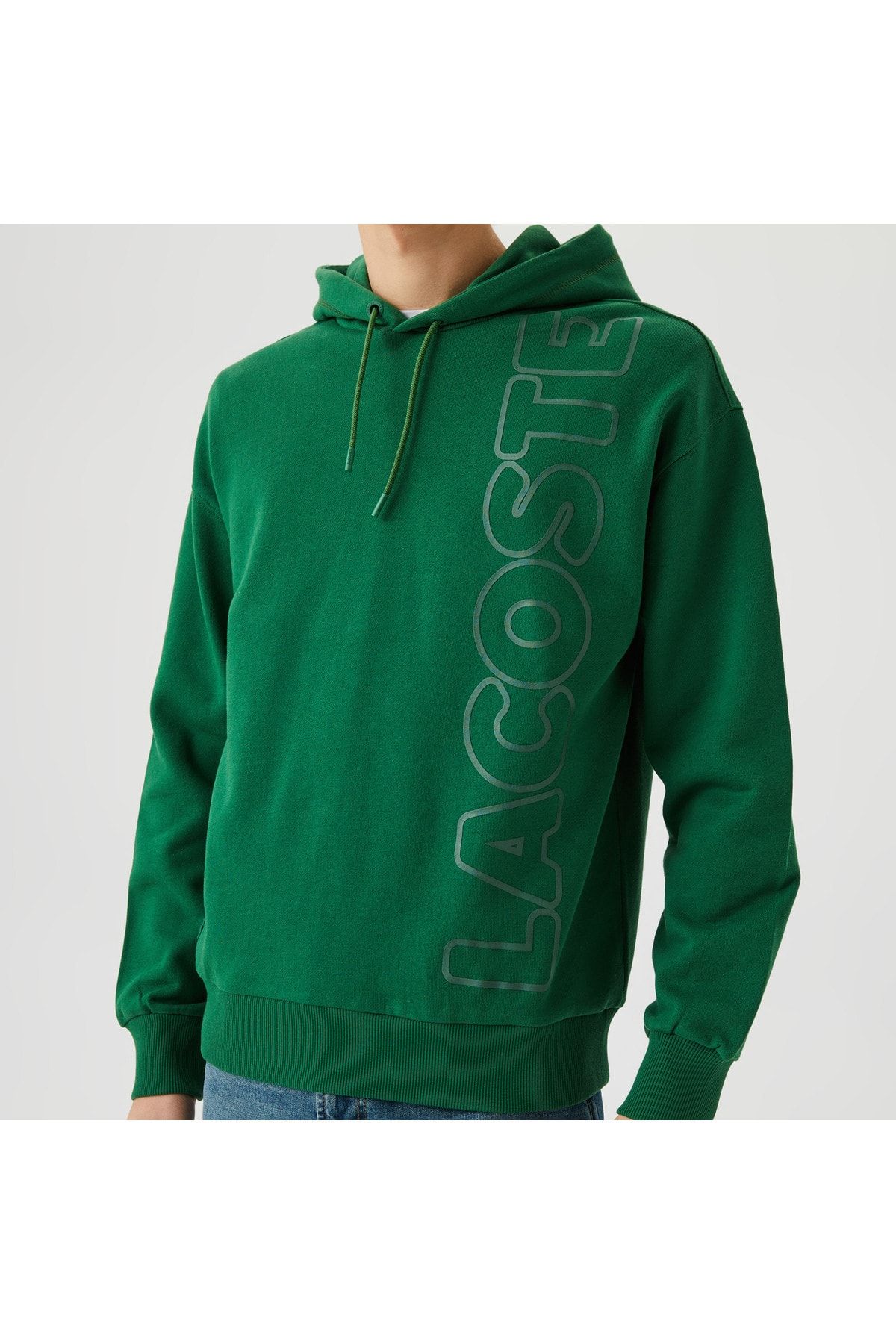 Lacoste Unisex Relax Fit Cooded Green پیراهن سبز