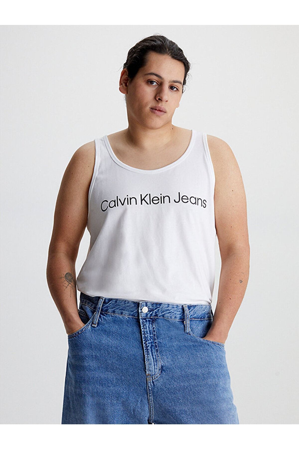 Calvin Klein T Shirt White Regular fit Trendyol