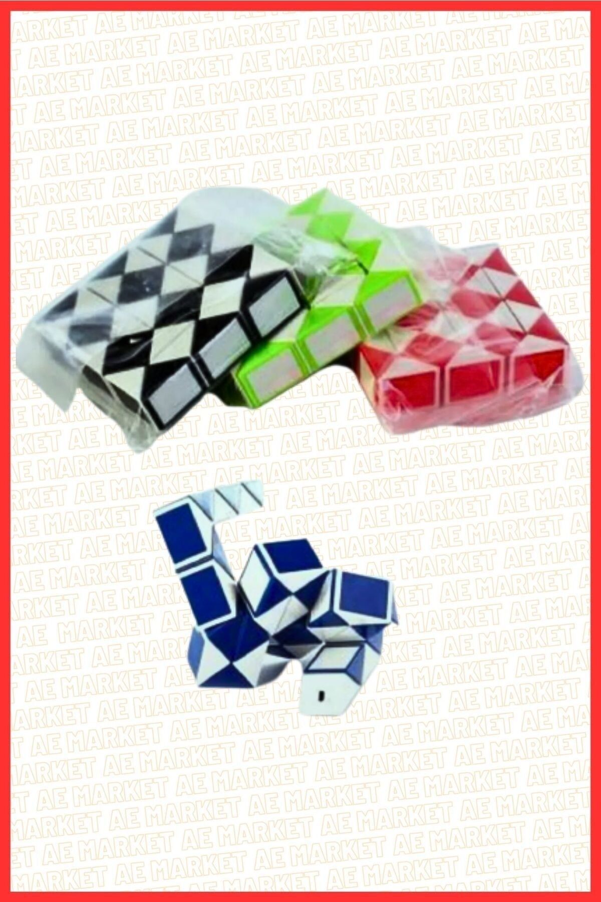 AE Market-Magic Snake Intelligence Cube - Magic Snake Rubik from the Shape to the Shape 3