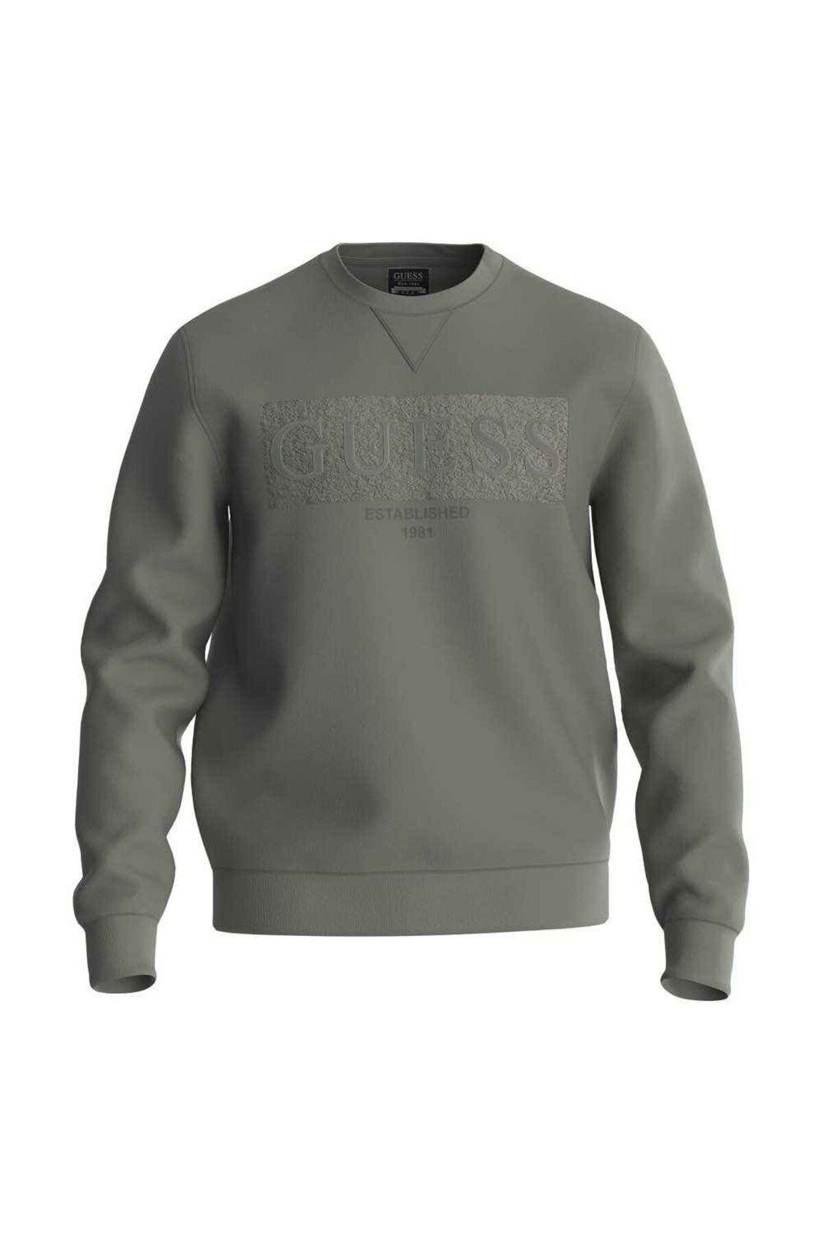 Guess best sale sweatshirt green