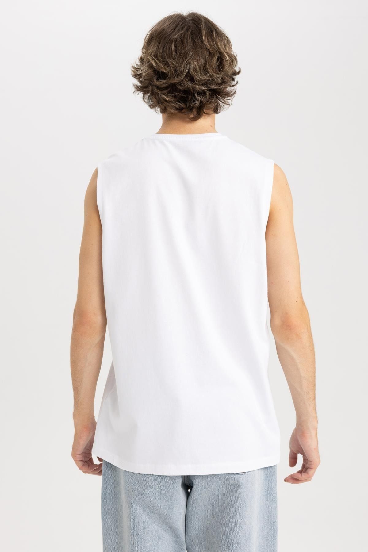 DeFacto-Regular Fit Basic Crew Neck Premium Undershirt 6