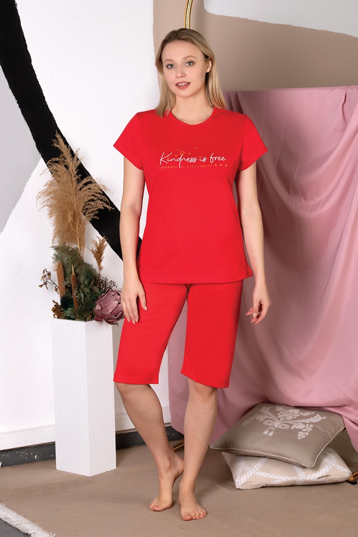 Woman within hotsell capri pajamas