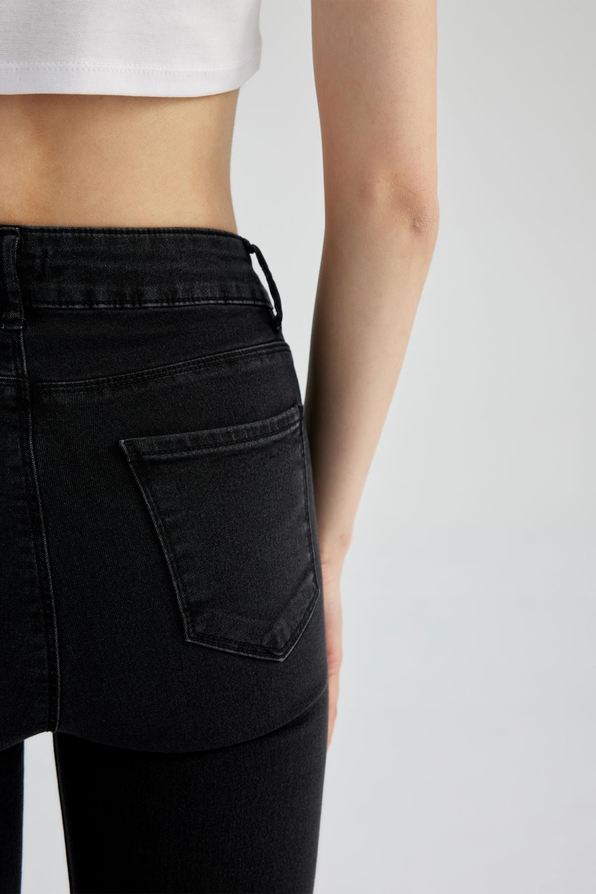 Super Skinny Fit Yüksek Bel Jean Pantolon