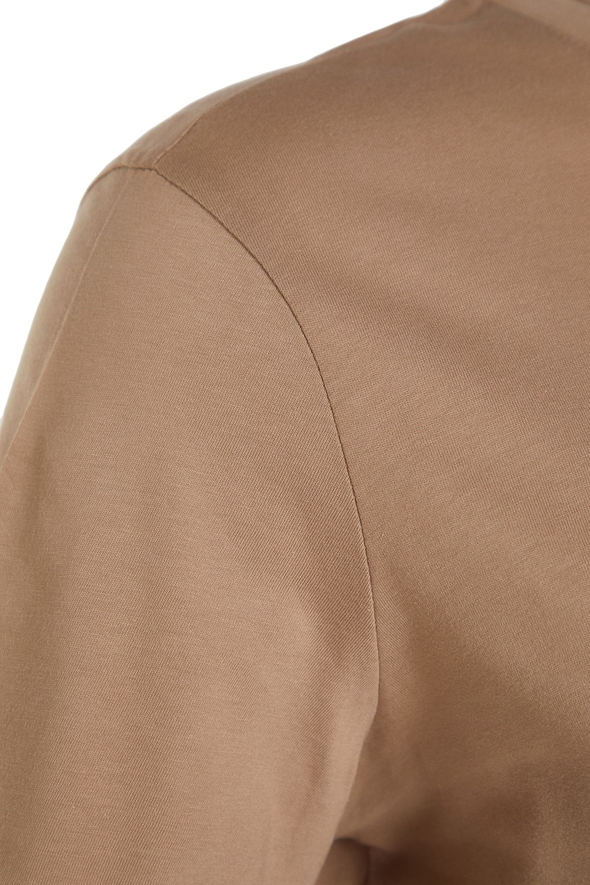 Trendyol Curve-Mink Petrol Color Detail výstřihu u krku 100% bavlna - TBBSS22BF0031 7