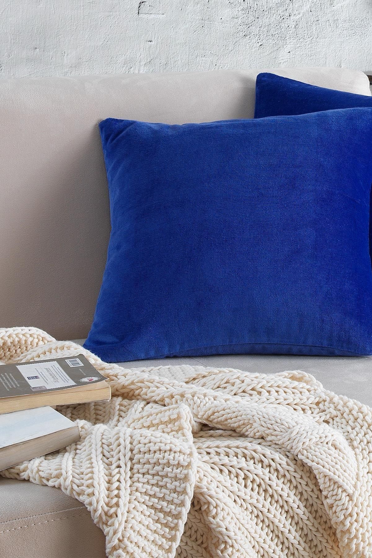 Dark blue hotsell throw pillows