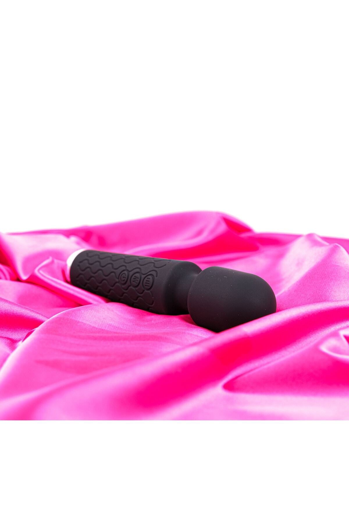 Female Wand Massager Şarjlı Mikrafon Vibratör 28 Hz 6