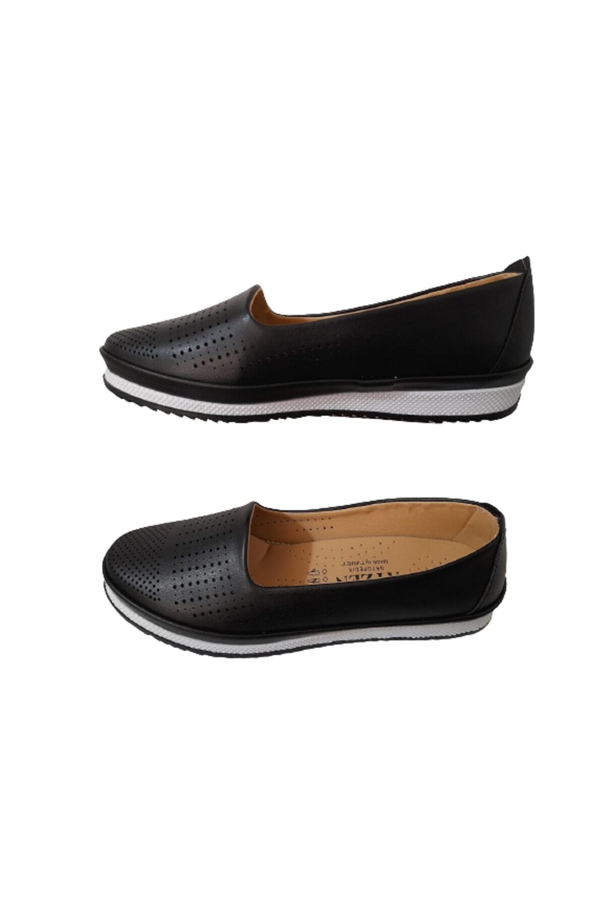 Ayzen-Black Laser Printed Casual Classic Shoes 3