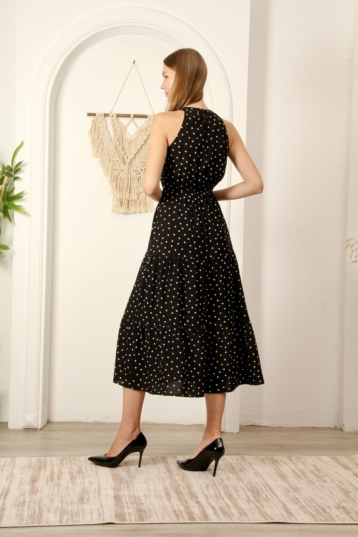 SD LUXURY Polka Dot Dress Trendyol