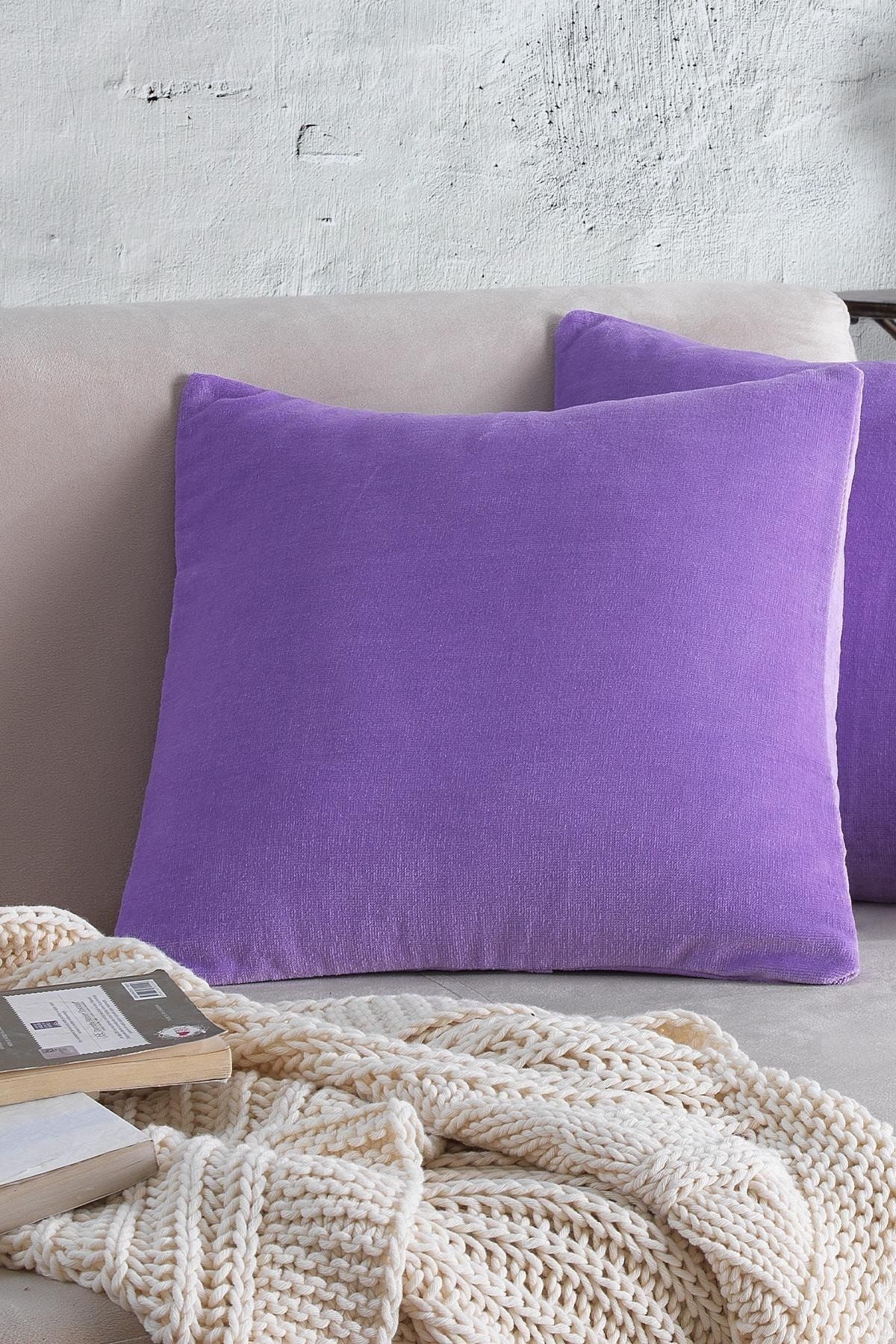 Dark purple throw pillow hotsell