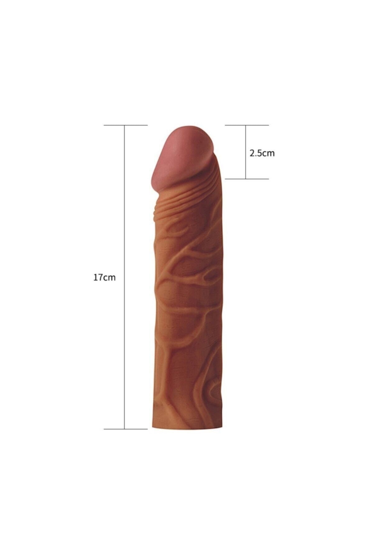 Gerçek Damar Görünüme Sahip Gerçek Ten Sağlayan Realistik Penis Kılıfı