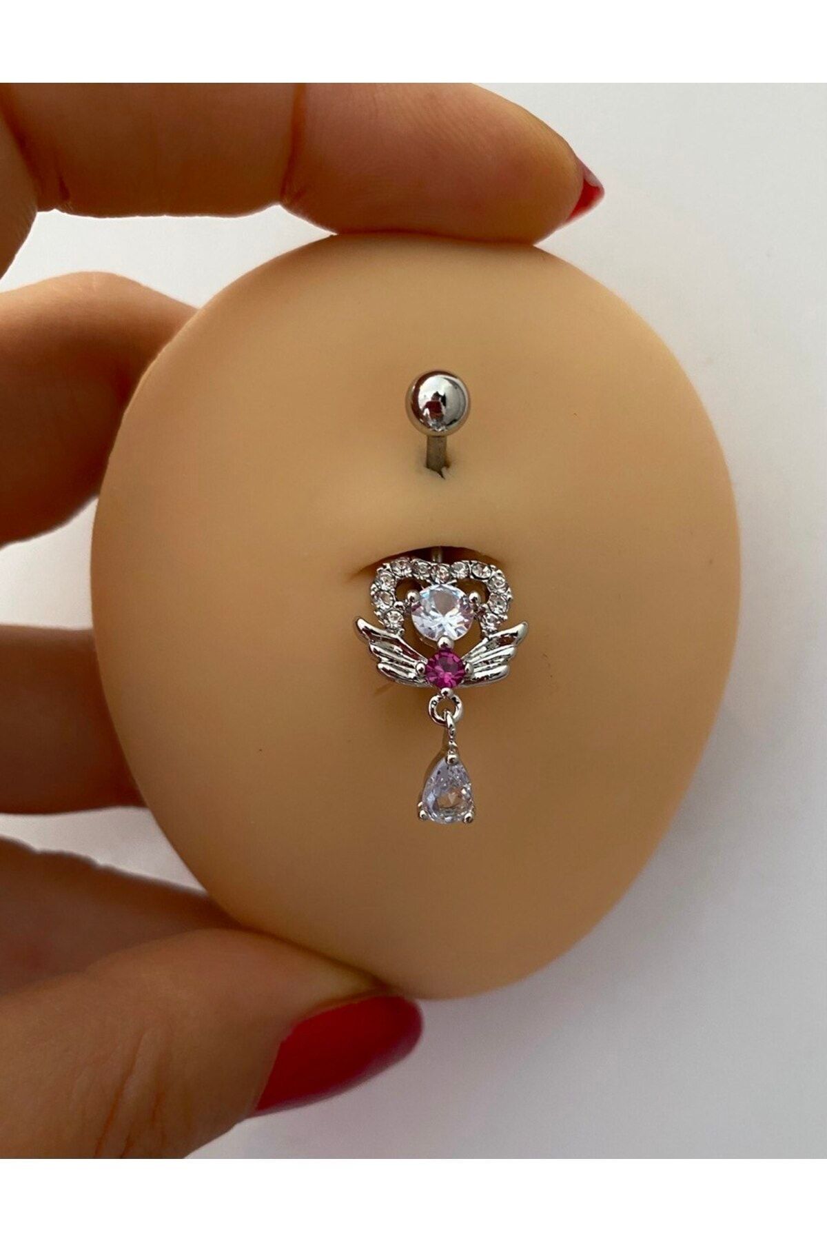 Pearl belly button store piercing