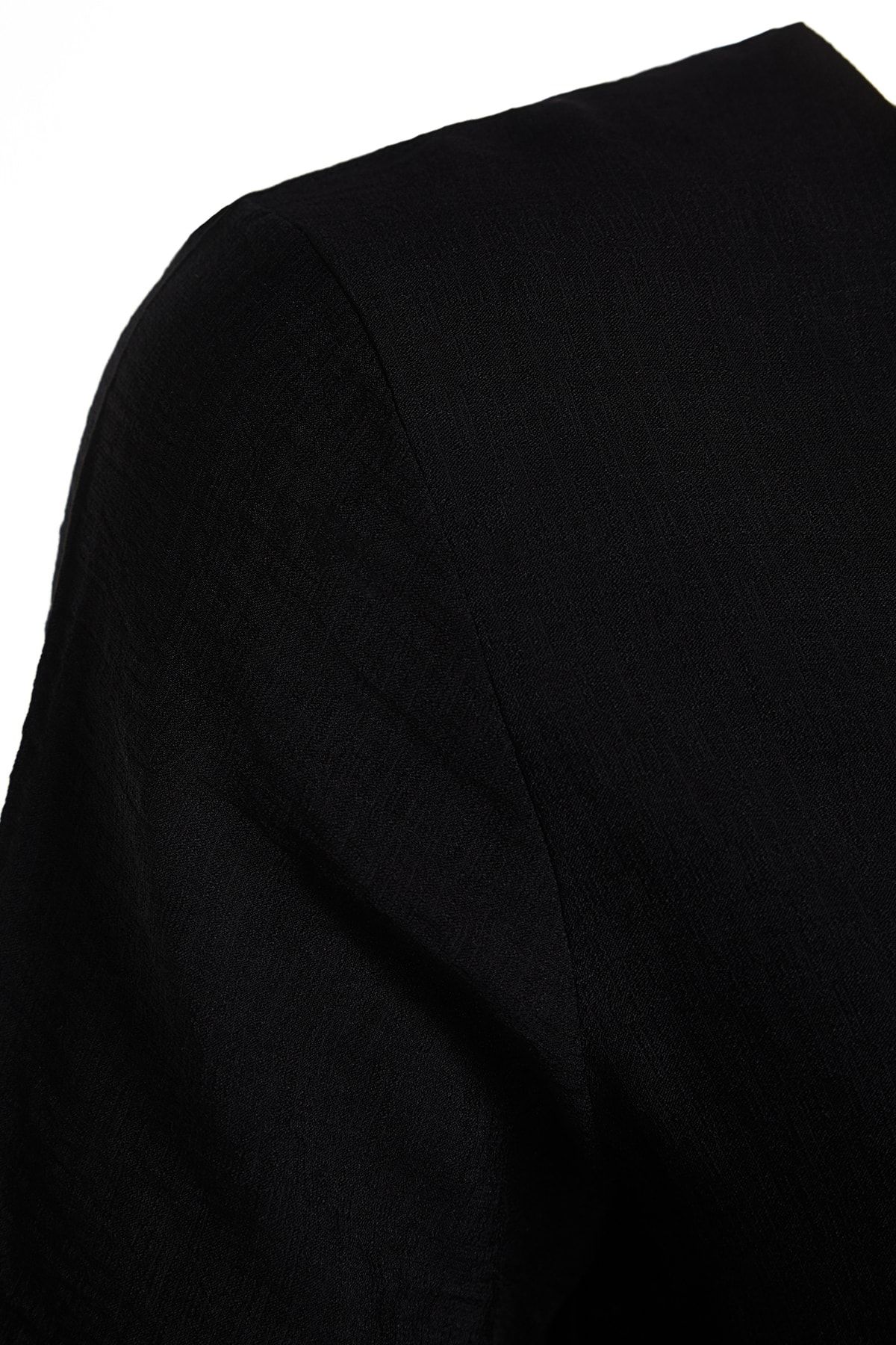 Trendyol Curve-Schwarzer Overall mit Taillendetails TBBSS22BG0017 7