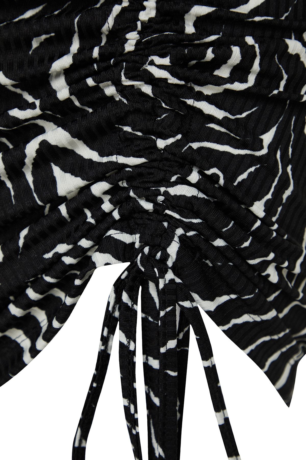 Trendyol Curve-Plus Size Multicolor Animal Print Knitted Skirt - Tbbss22Et00001 7