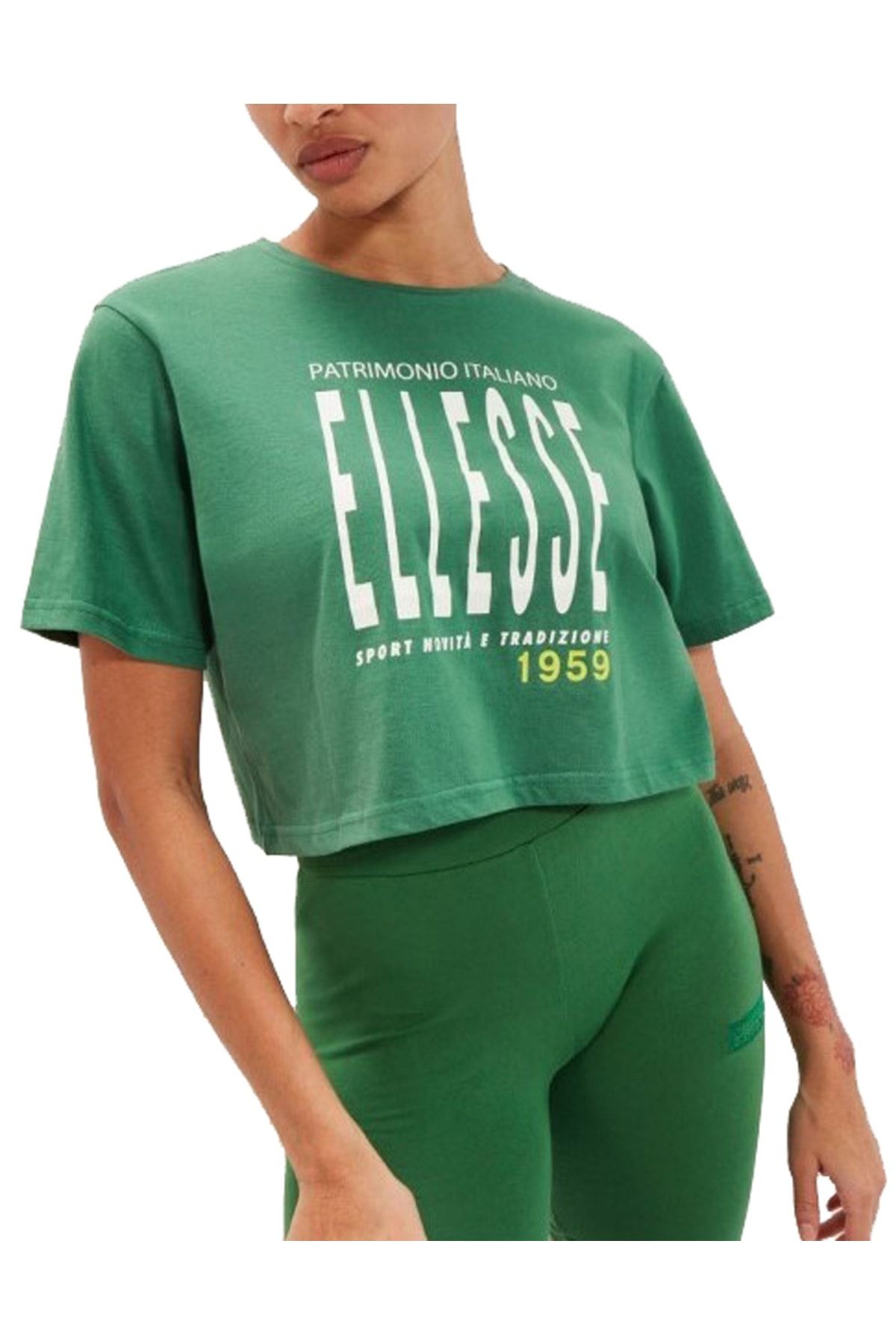 Mediate Morgen plads Ellesse T-Shirt - Green - Regular fit - Trendyol