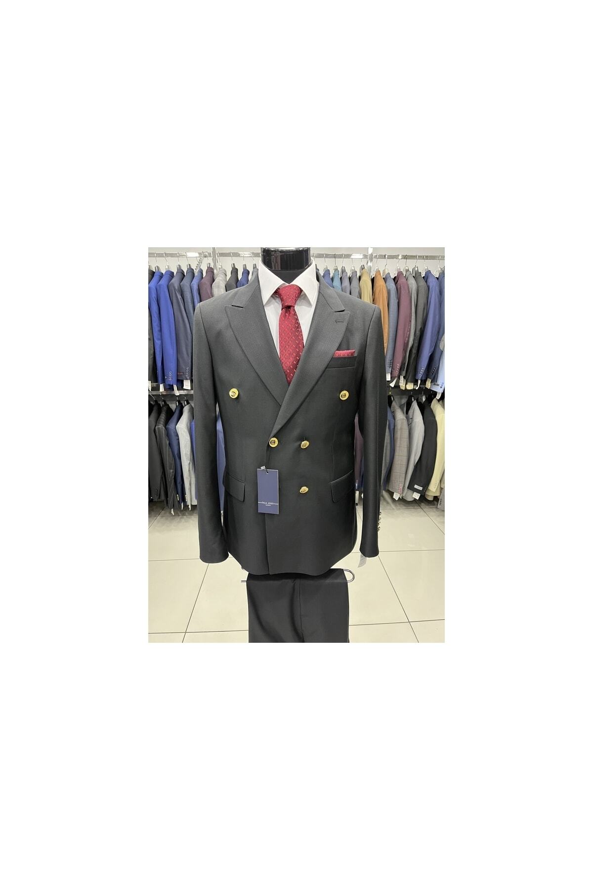 MASSARO Battal Double-breasted Suit Dress (tie gift)