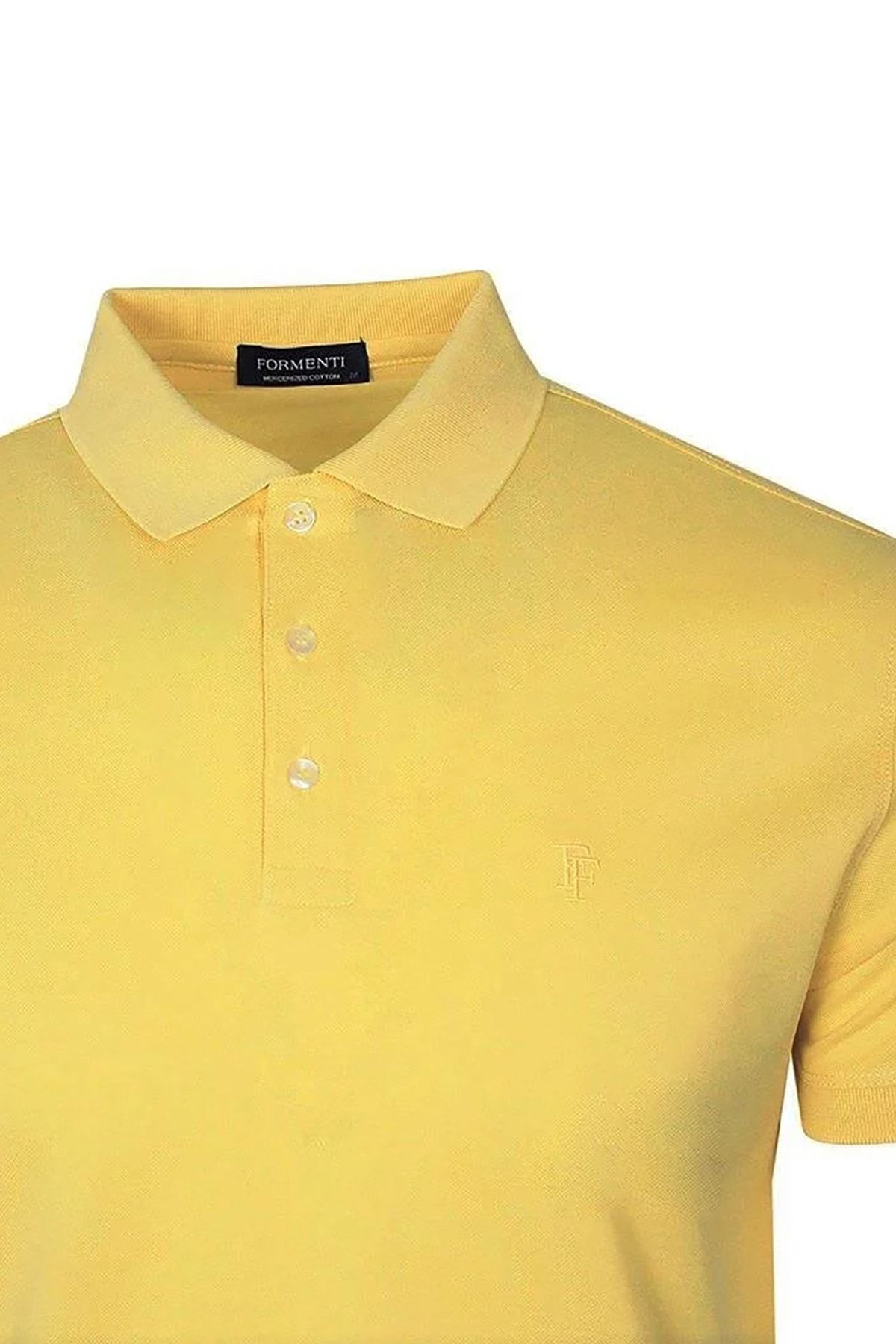 FORMENT Formenti Men s Polo Neck T Shirt 6035 Dark Yellow Trendyol